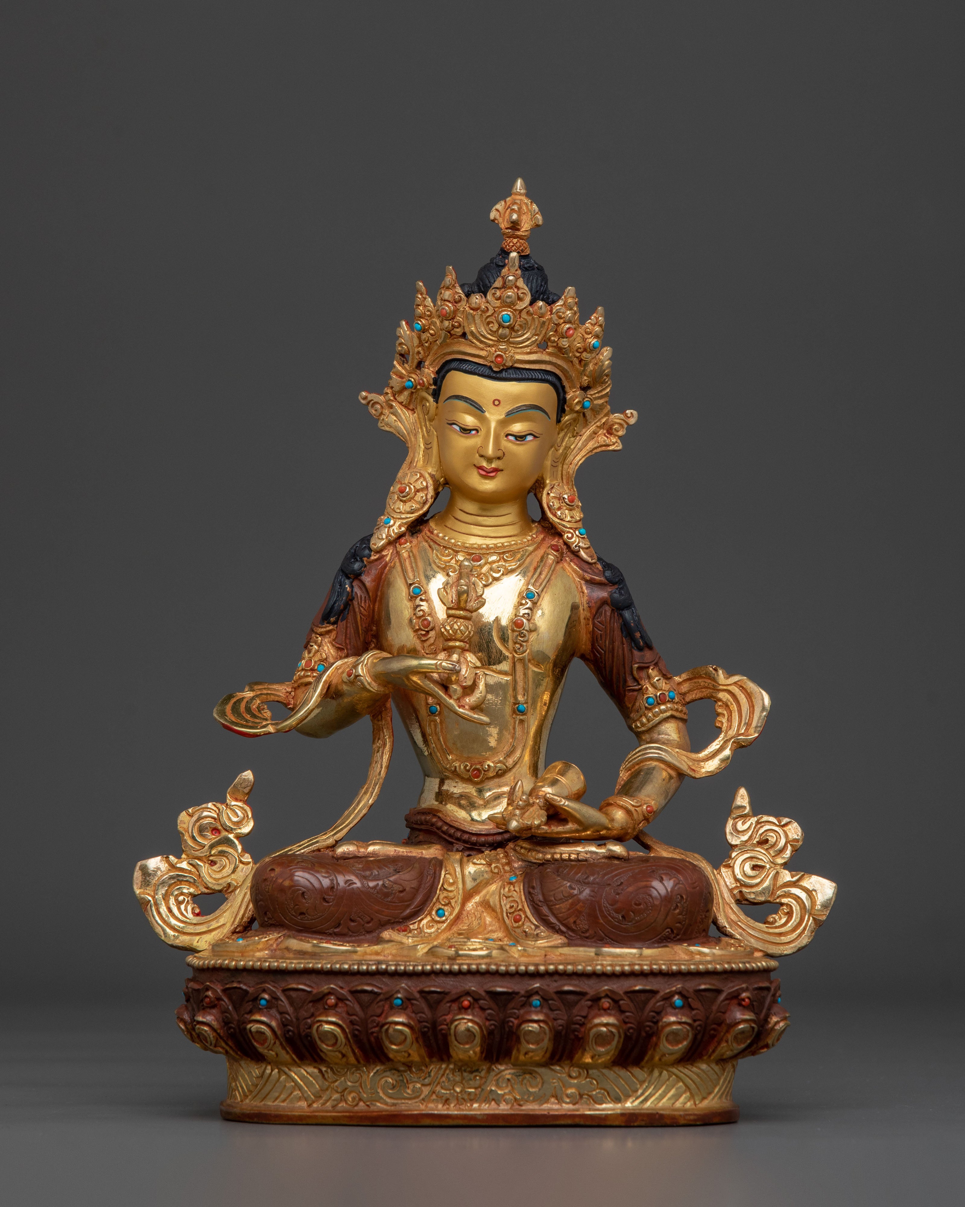Vajrasattva Golden Statue with Copper Body