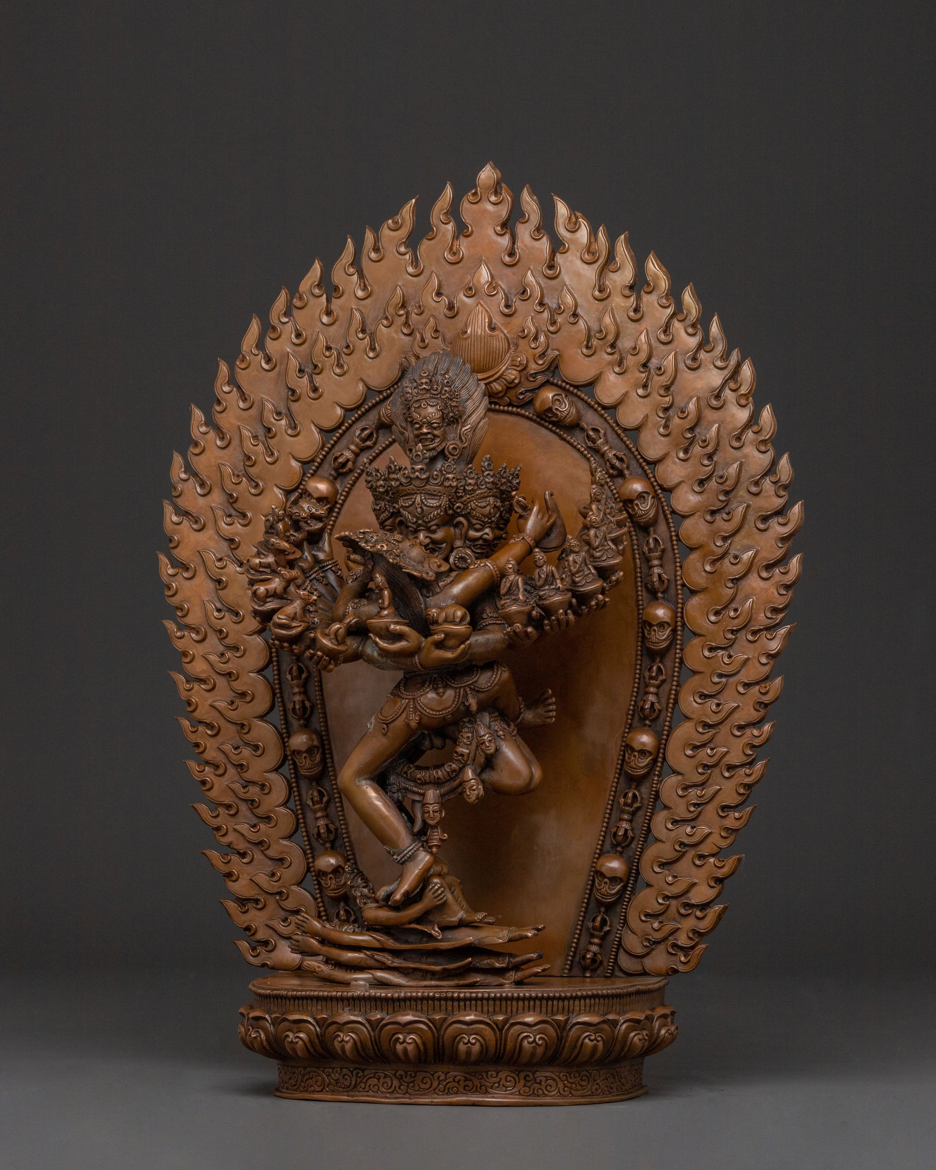 Hevajra Tantric Deity Statue | Fierce Protector of Vajrayana Wisdom