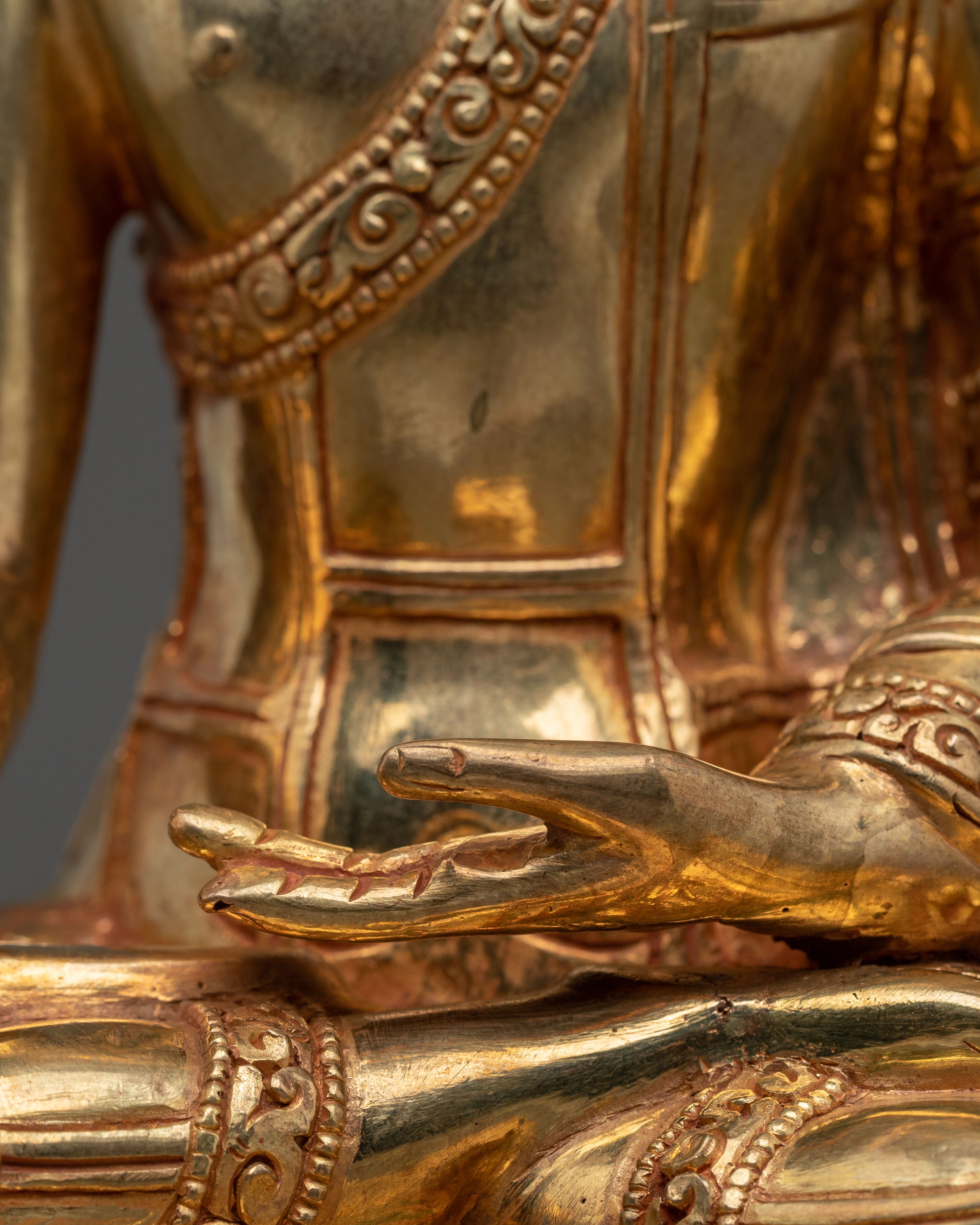 Shakyamuni Buddha Himalayan Buddhist Meditation Figurine