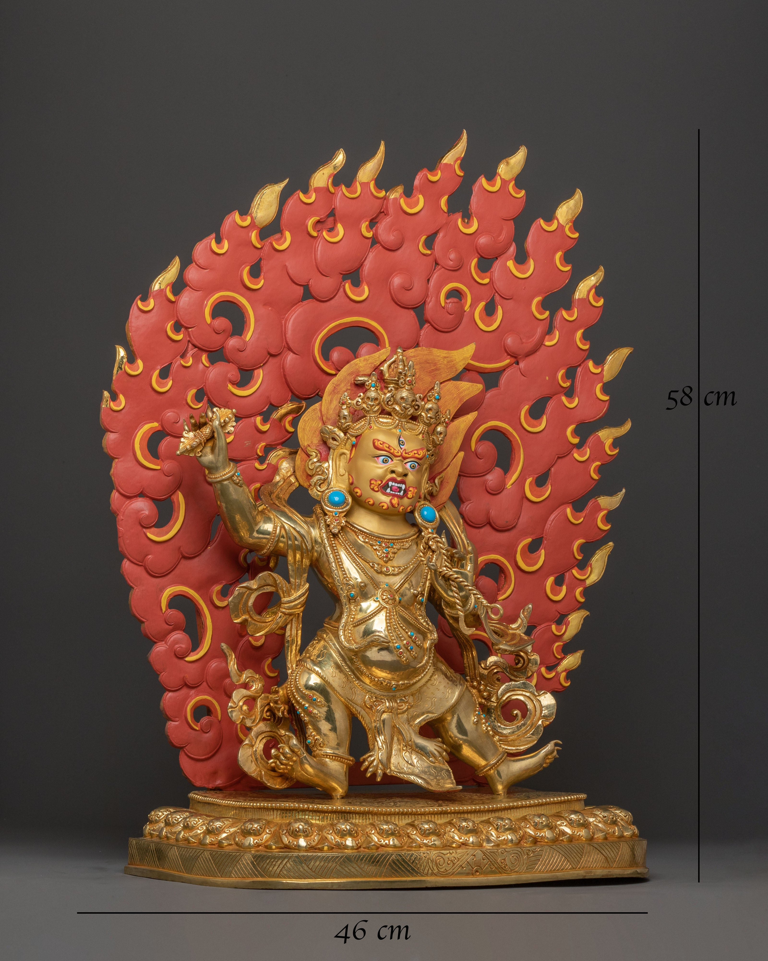 Vajrapani Protector Statue | Protector Buddha Altar Decor