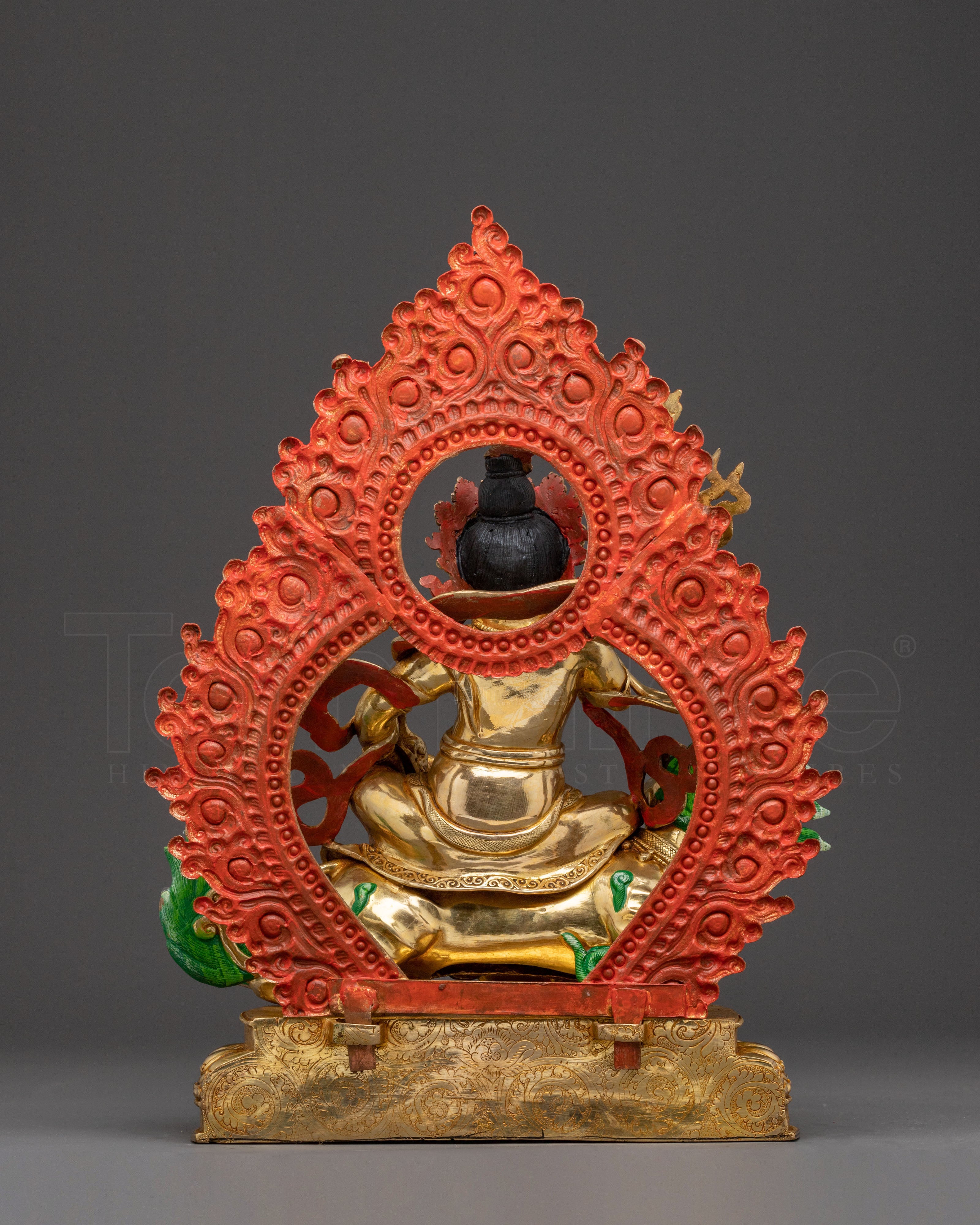 Traditional Namtoshe Guardian Statue - 24K Gold