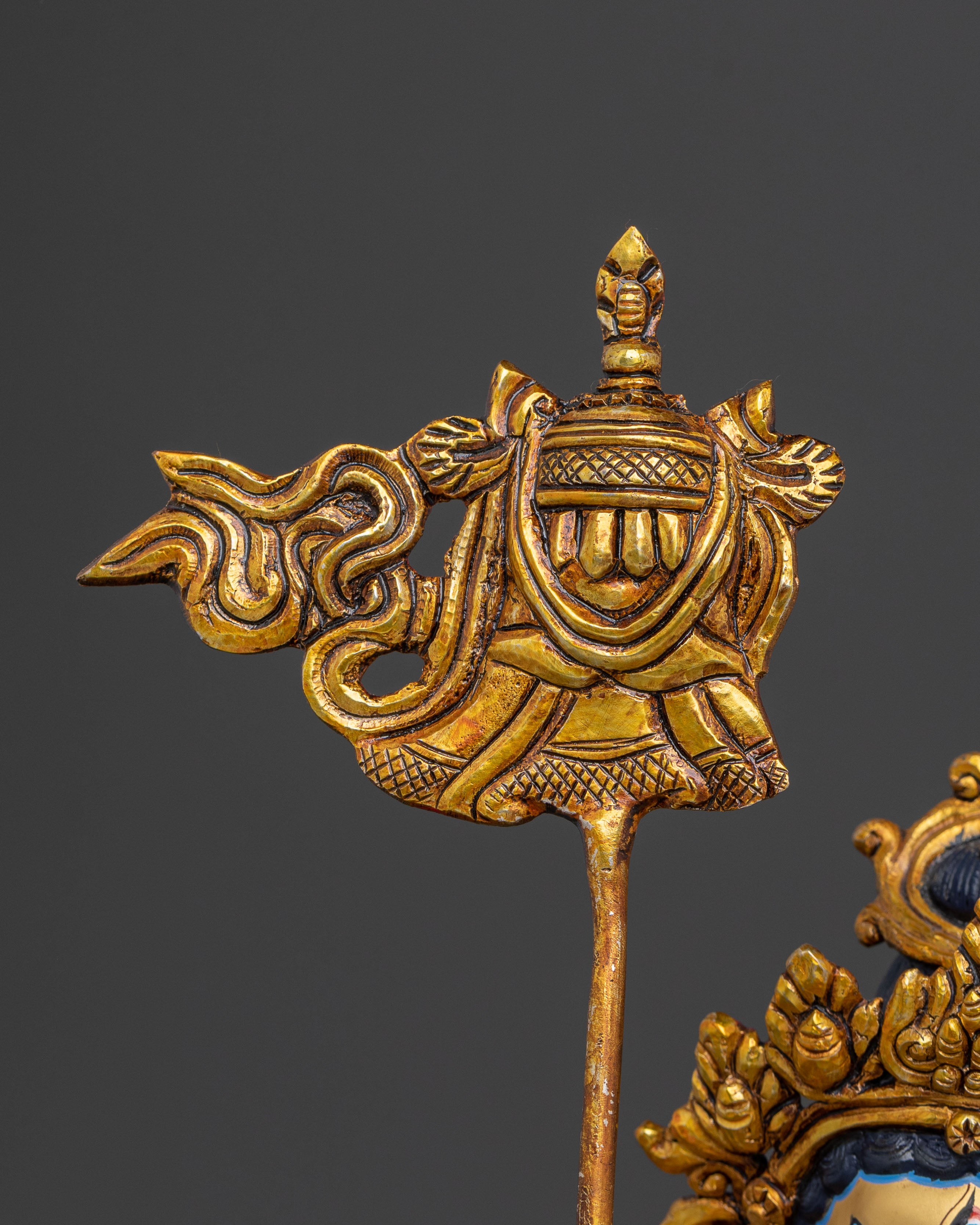 Namtoshe Wealth Guardian Statue | Wrathful Protector Deity