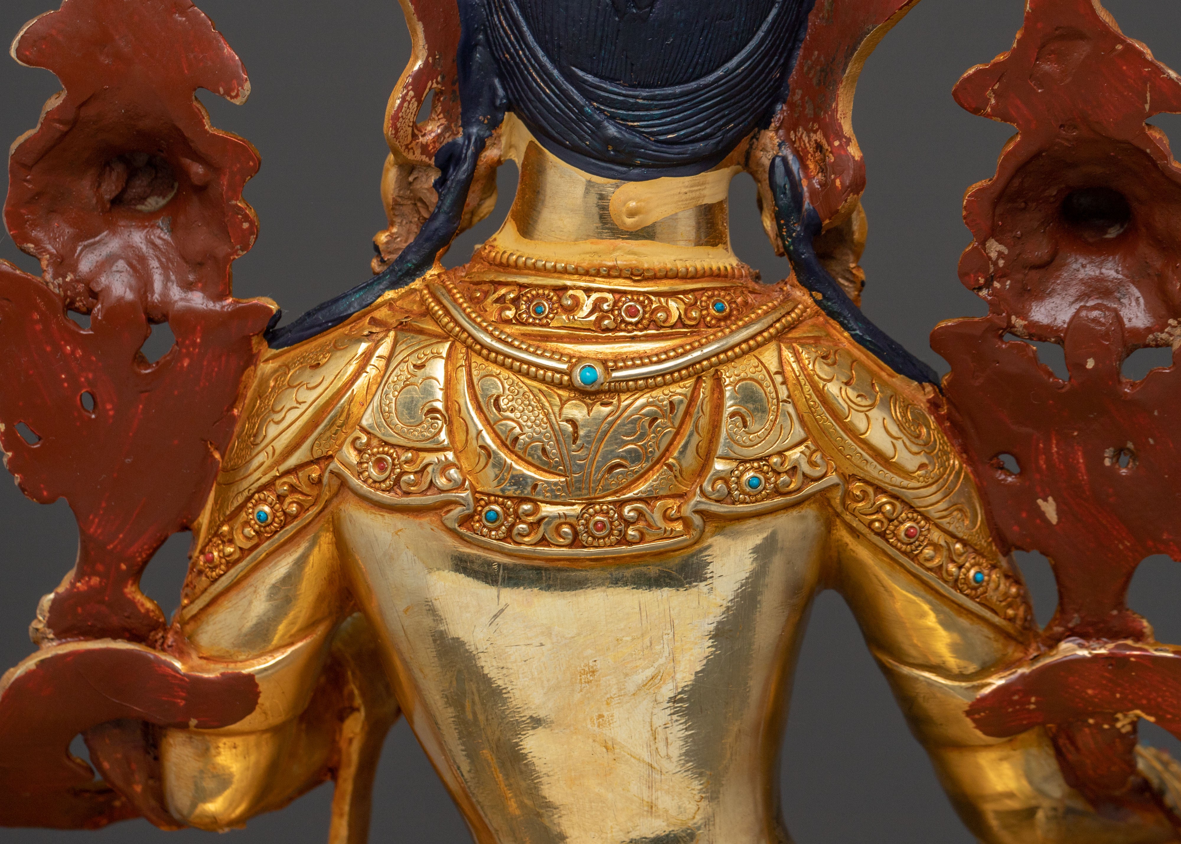 21 Tara Golden Statue Set | Handcrafted Devotion