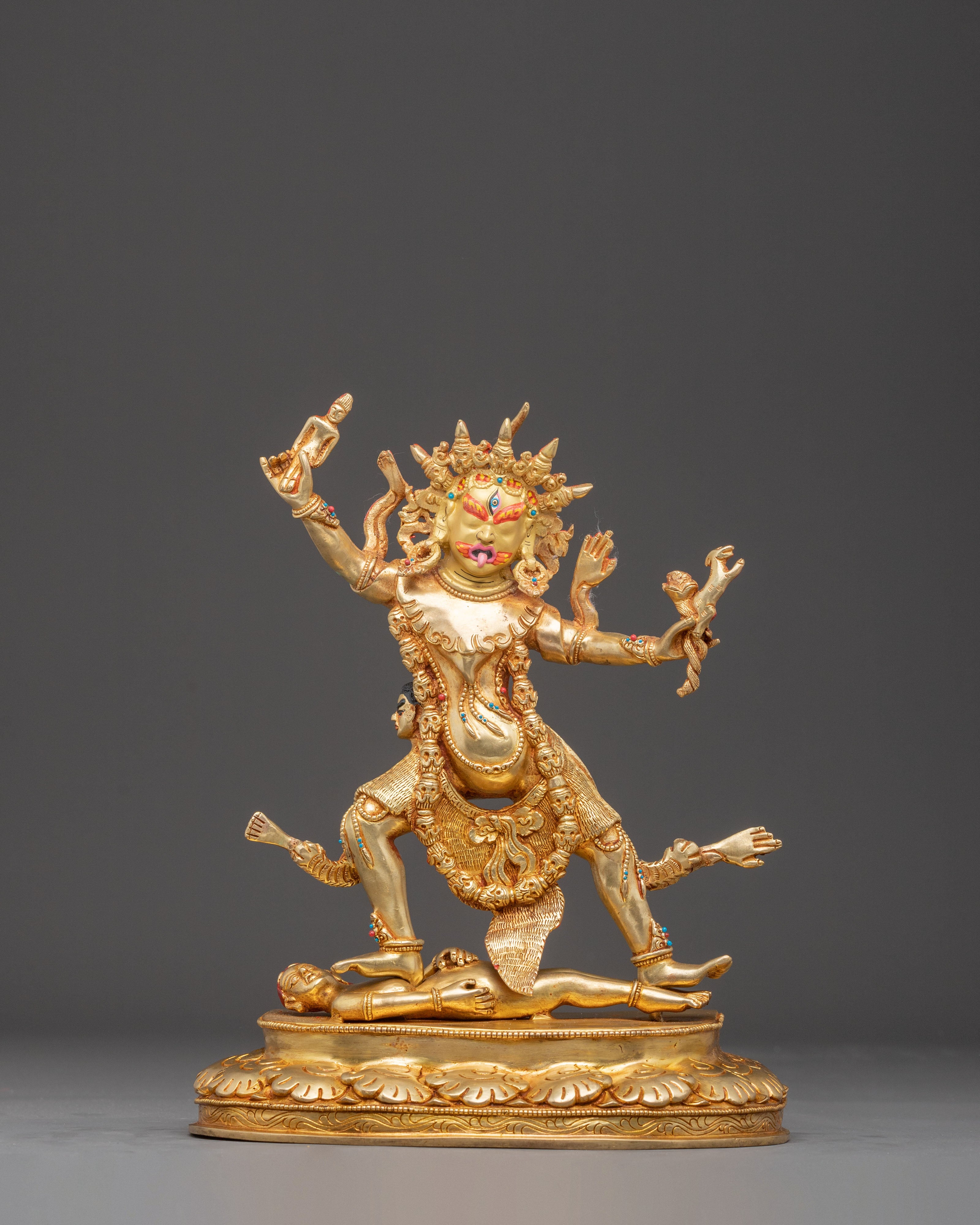 Copper Ekajati Statue: Guardian of the Dharma