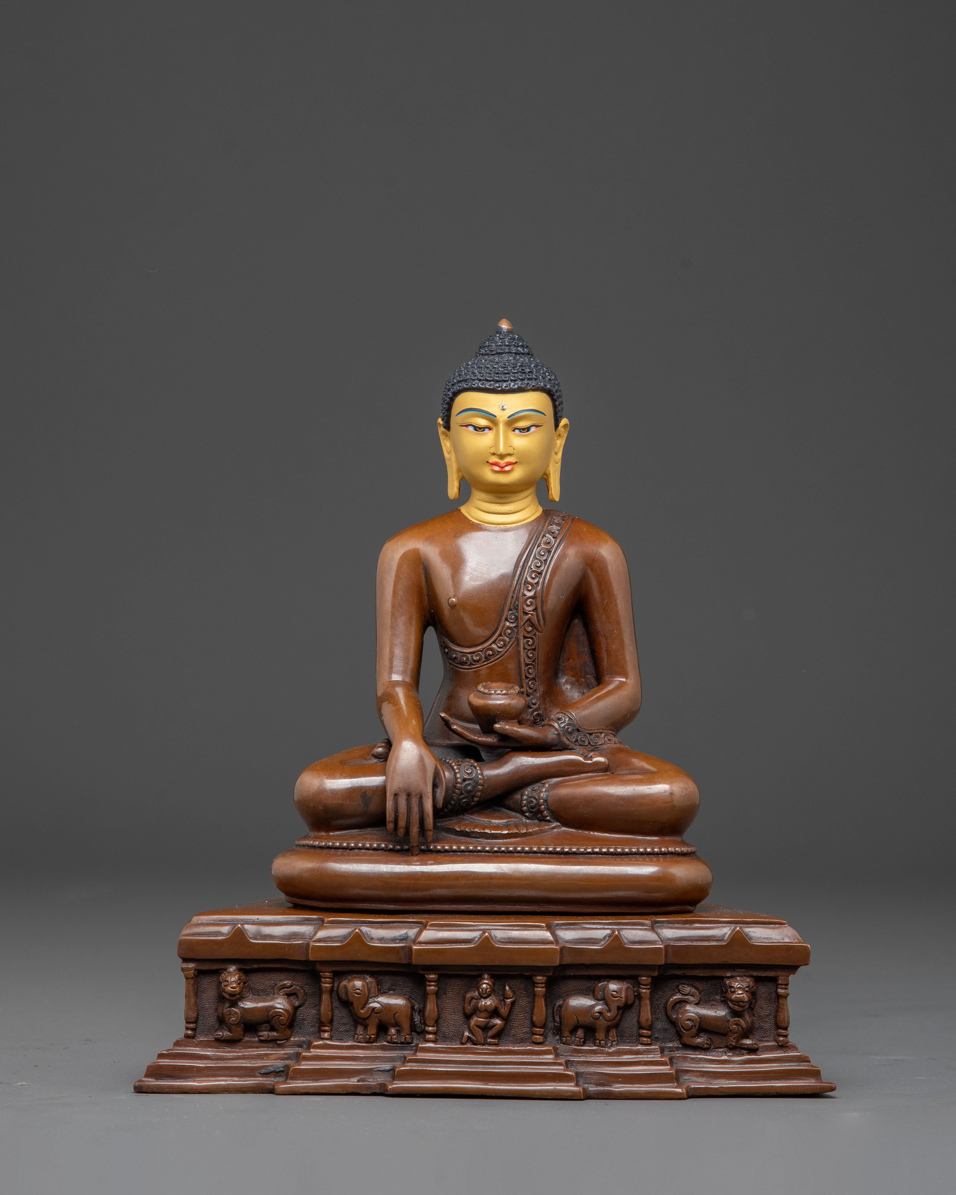 Sacred Copper Statue of Gautama Buddha | Historical Buddha