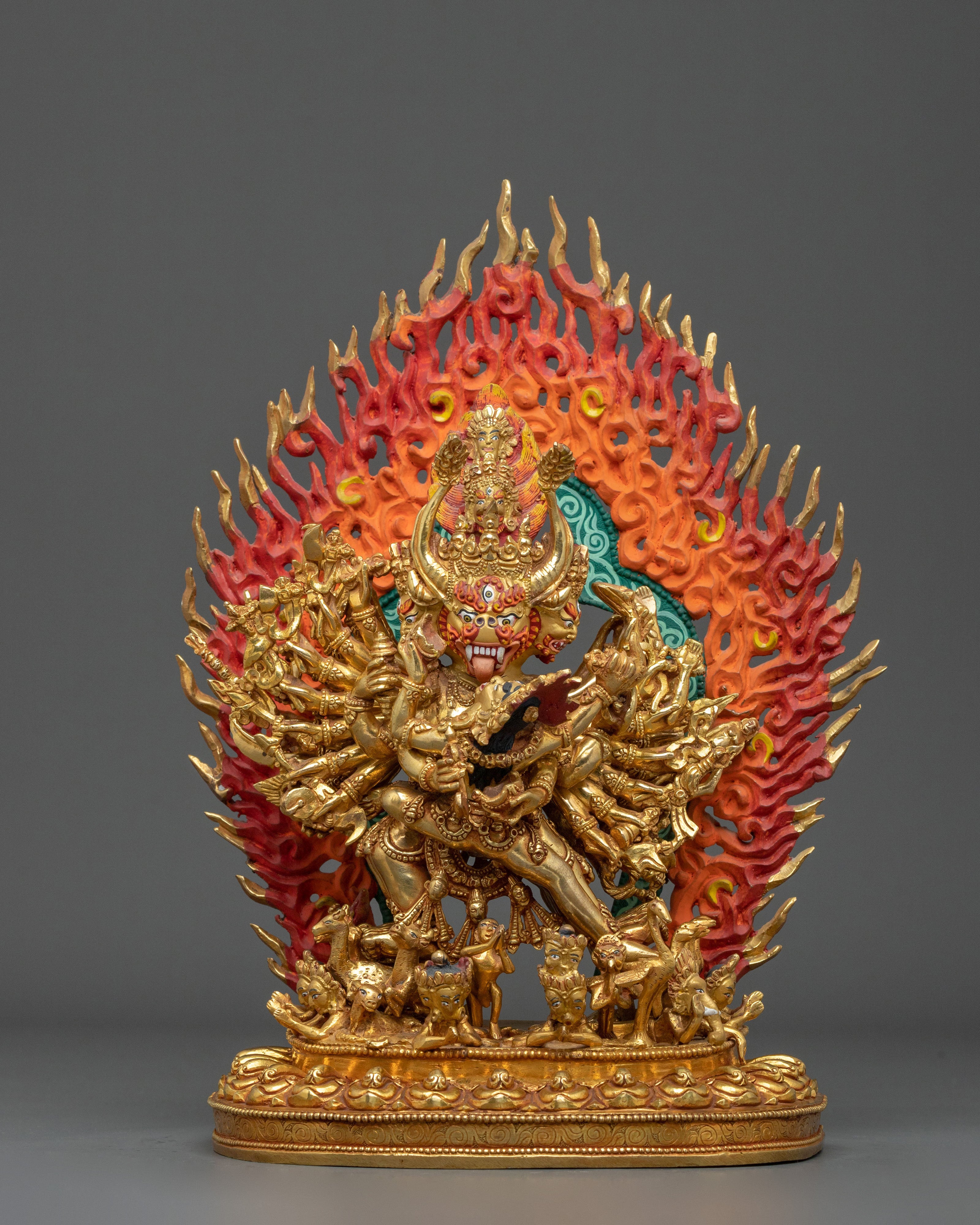 Yamantaka Wrathful Wisdom Statue: Destroyer of Ignorance