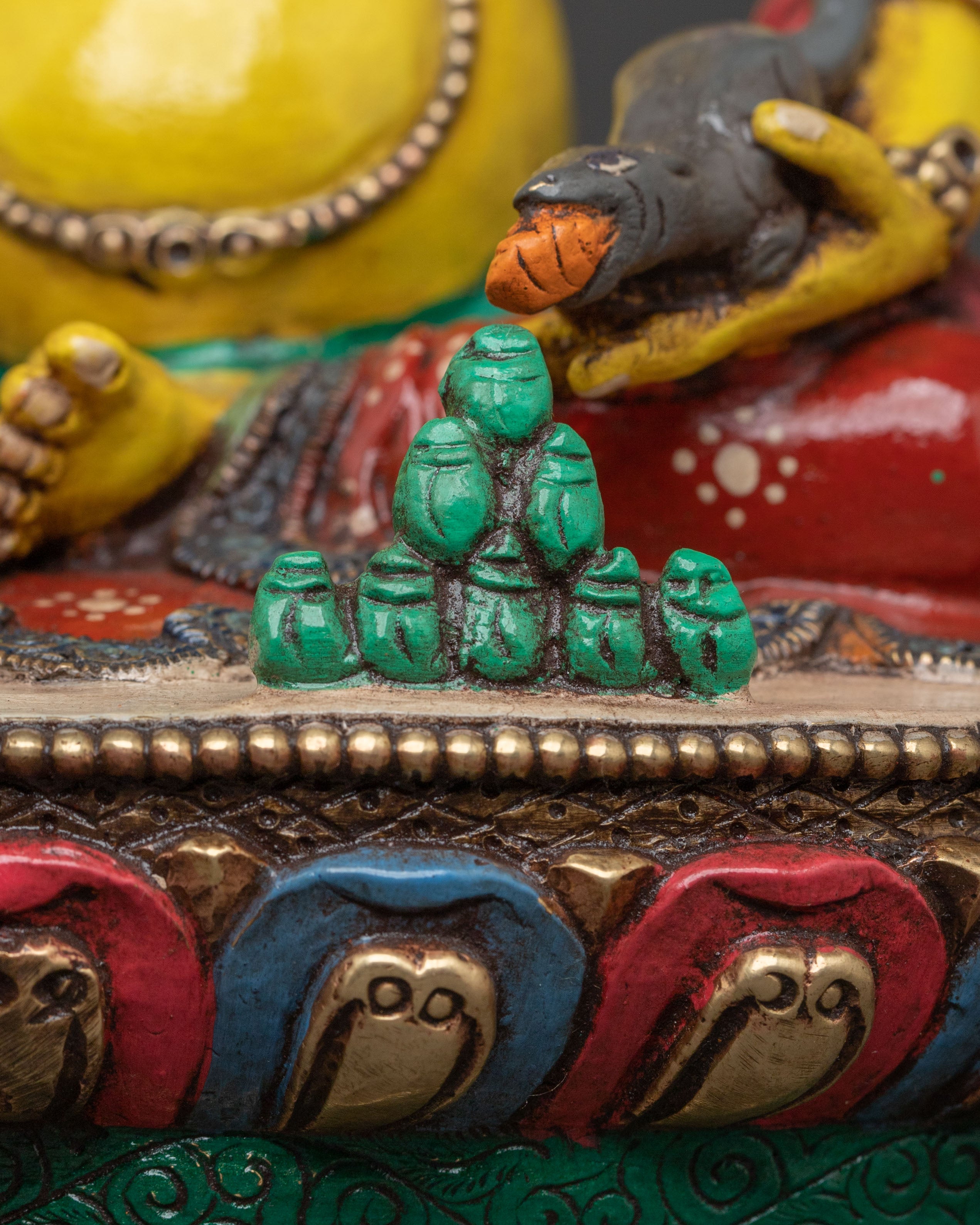 Handcrafted Dzambhala Statue | Tibetan Wealth Deity