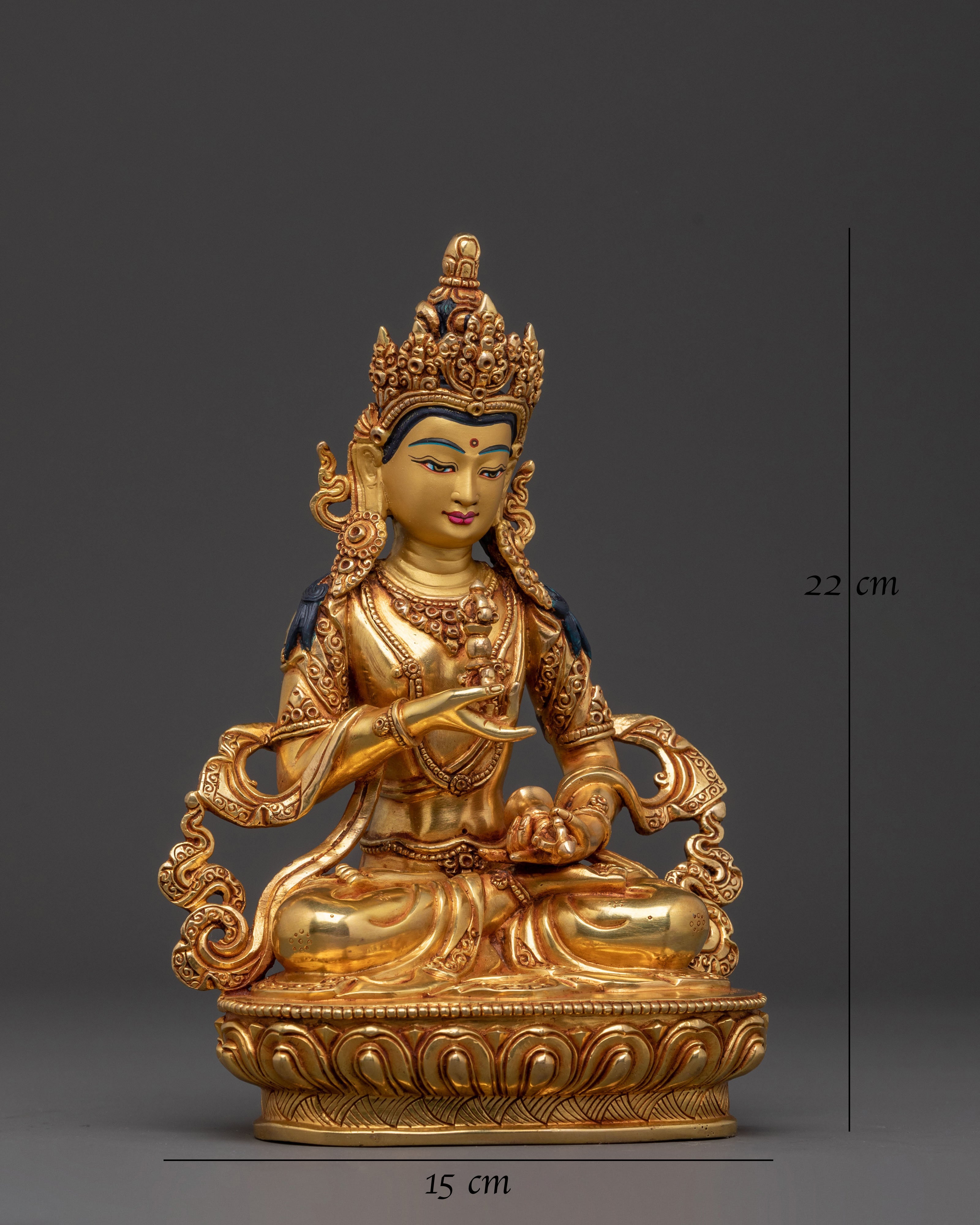 Vajrasattva Golden Statue | Purification and Enlightenment