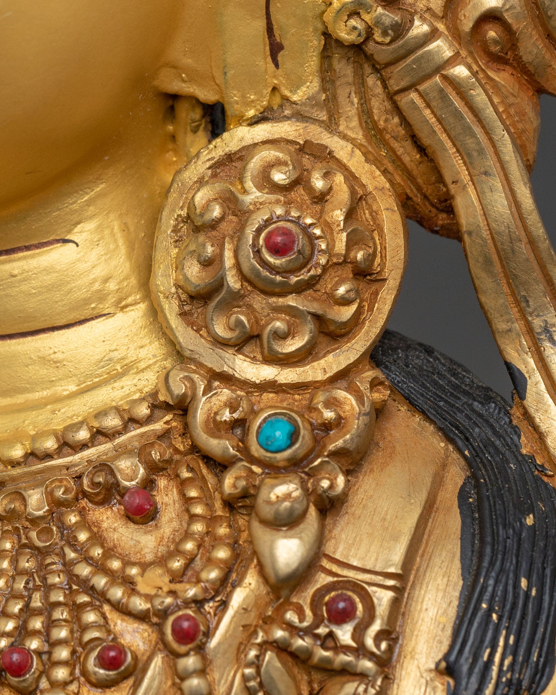 Buddha from Future Maitreya Statue in Pure 24K Gold