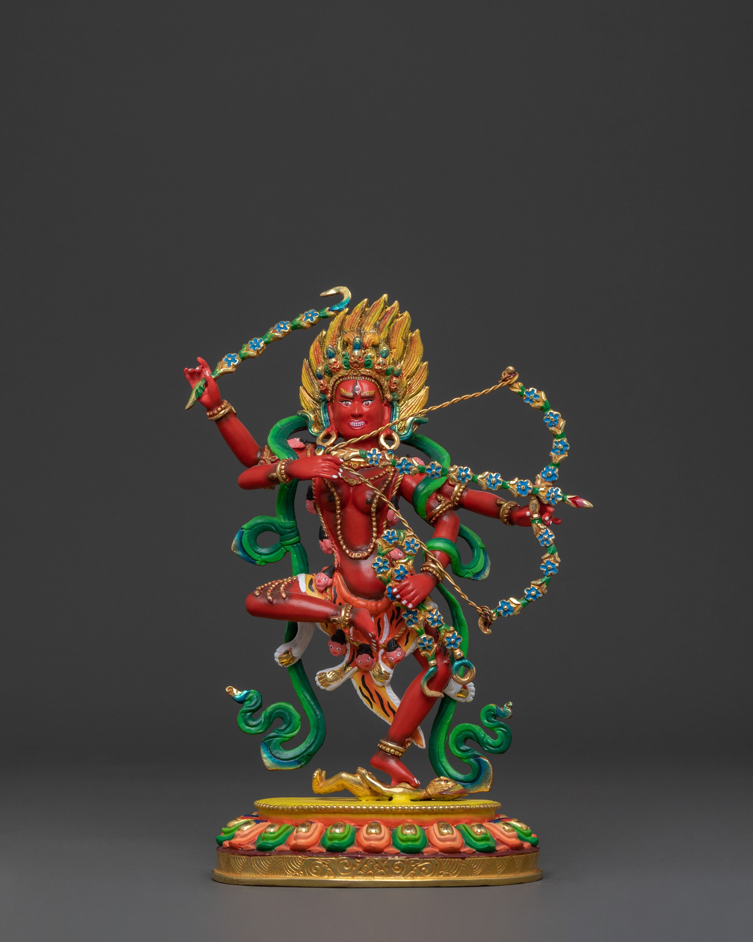 Wrathful Kurukulla Buddhist Statue | Spiritual Icon
