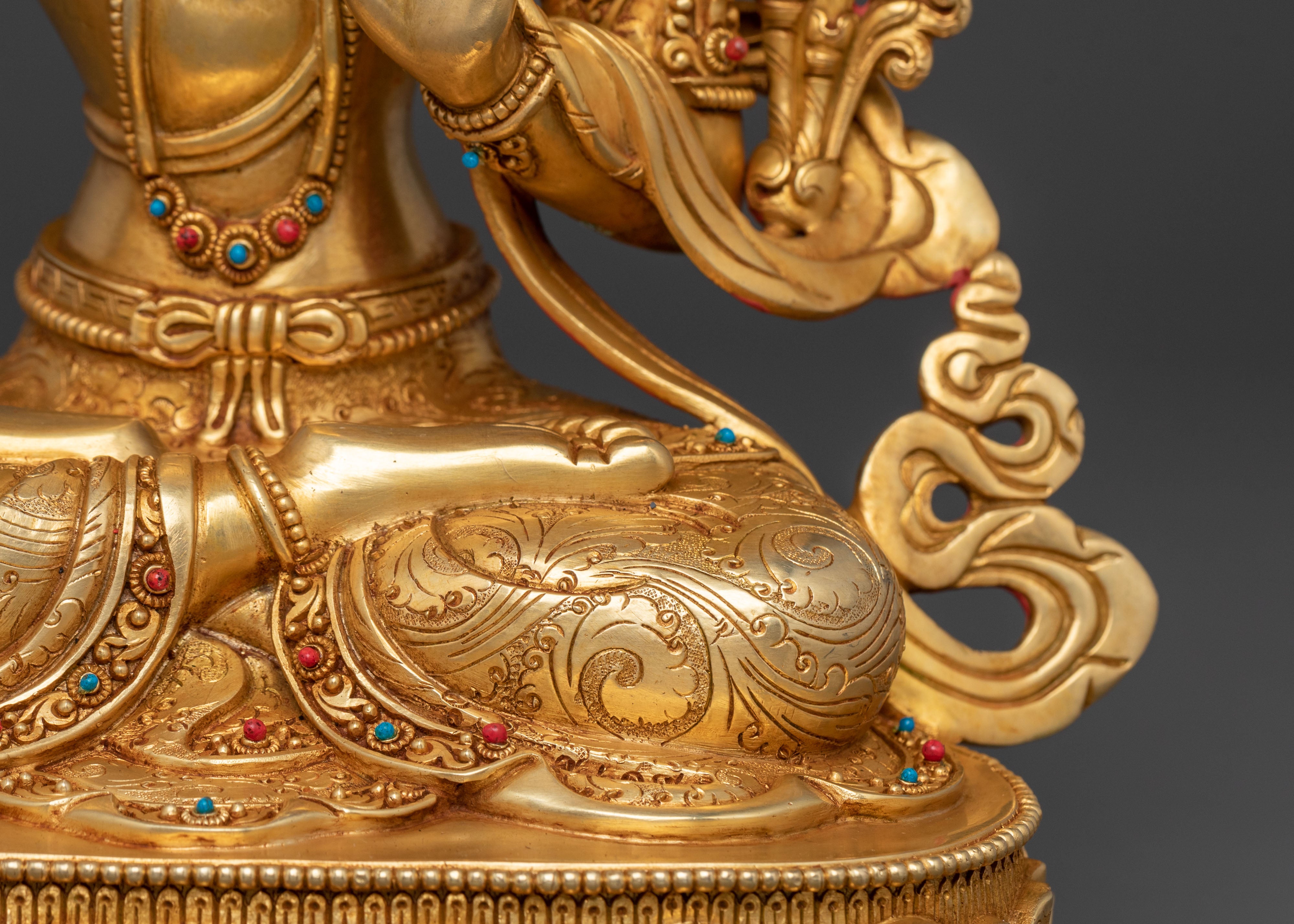 Manjushri Spiritual Statue | Serene Wisdom