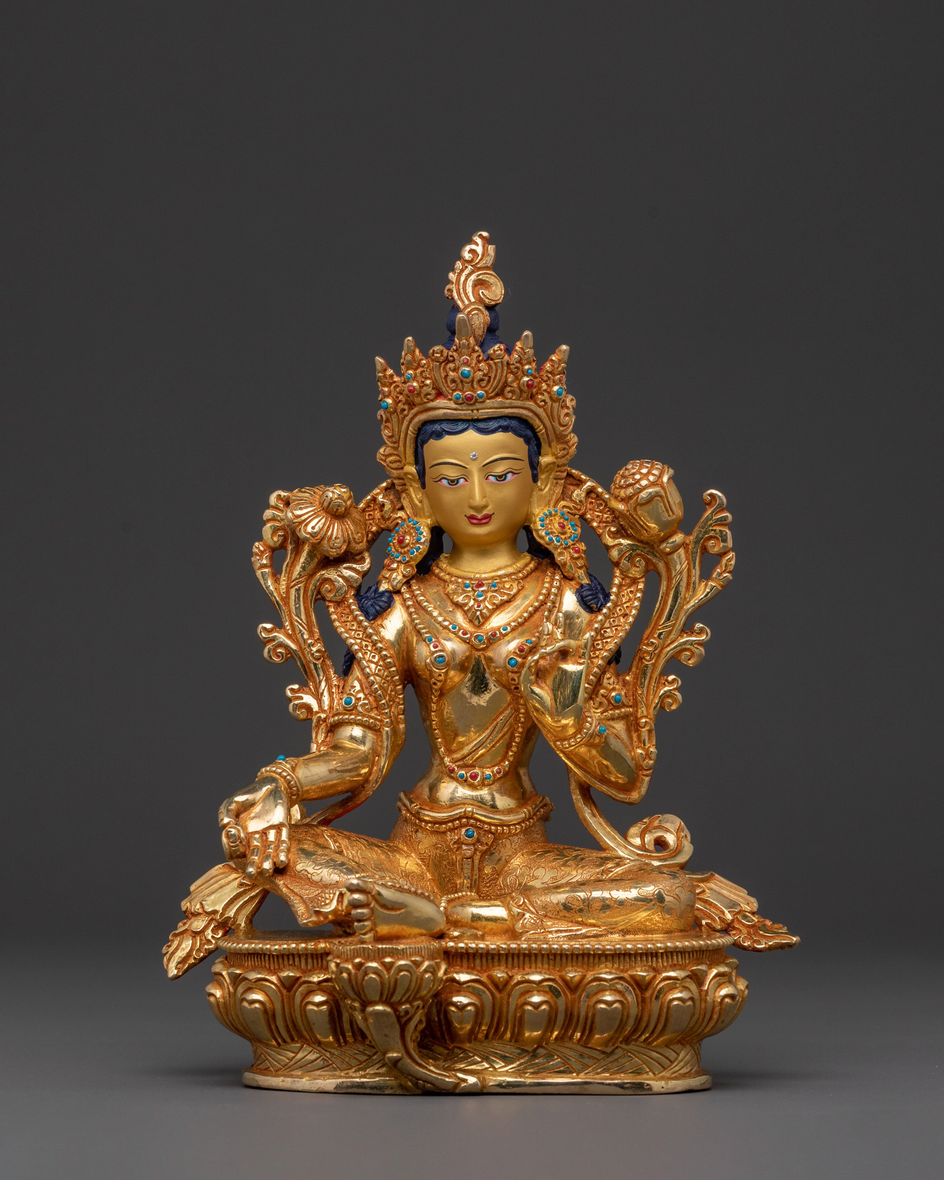 Green Tara Statue
