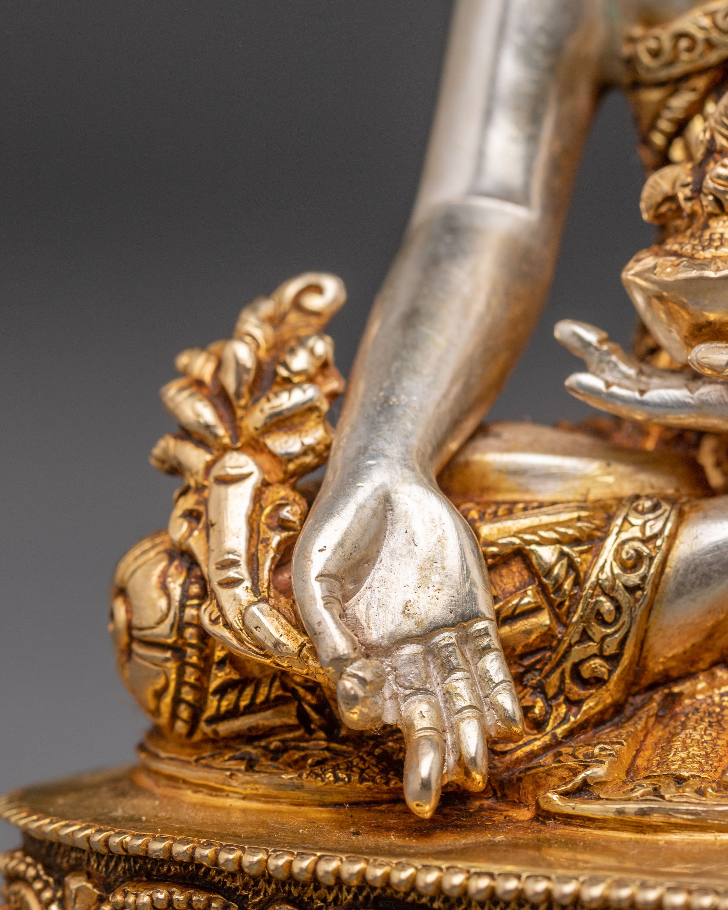 Three Buddha Set: Shakyamuni, Amitabha, and Medicine Buddha for Altar