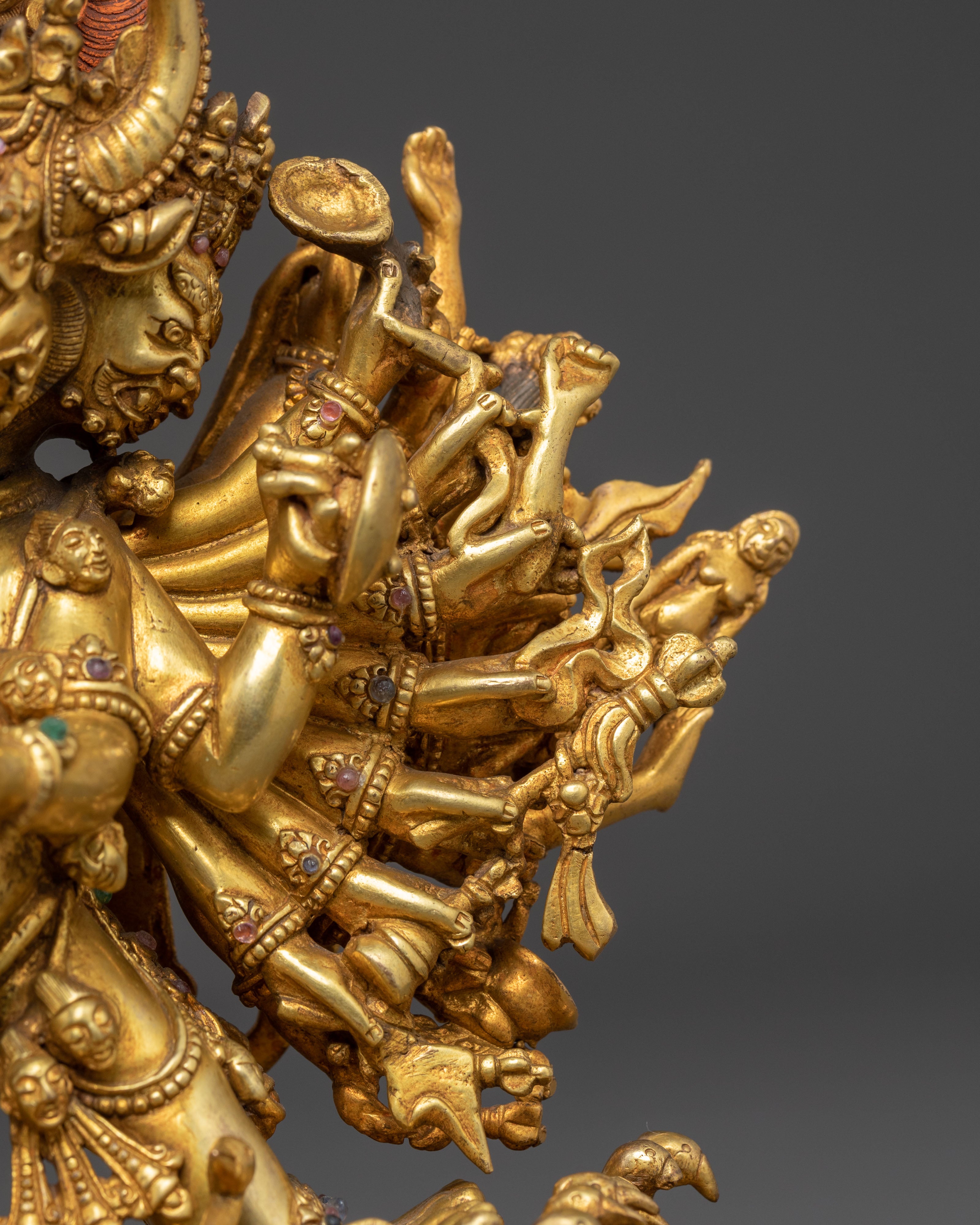 Handcrafted Protection Statue of Yamantaka | Fierce Protector