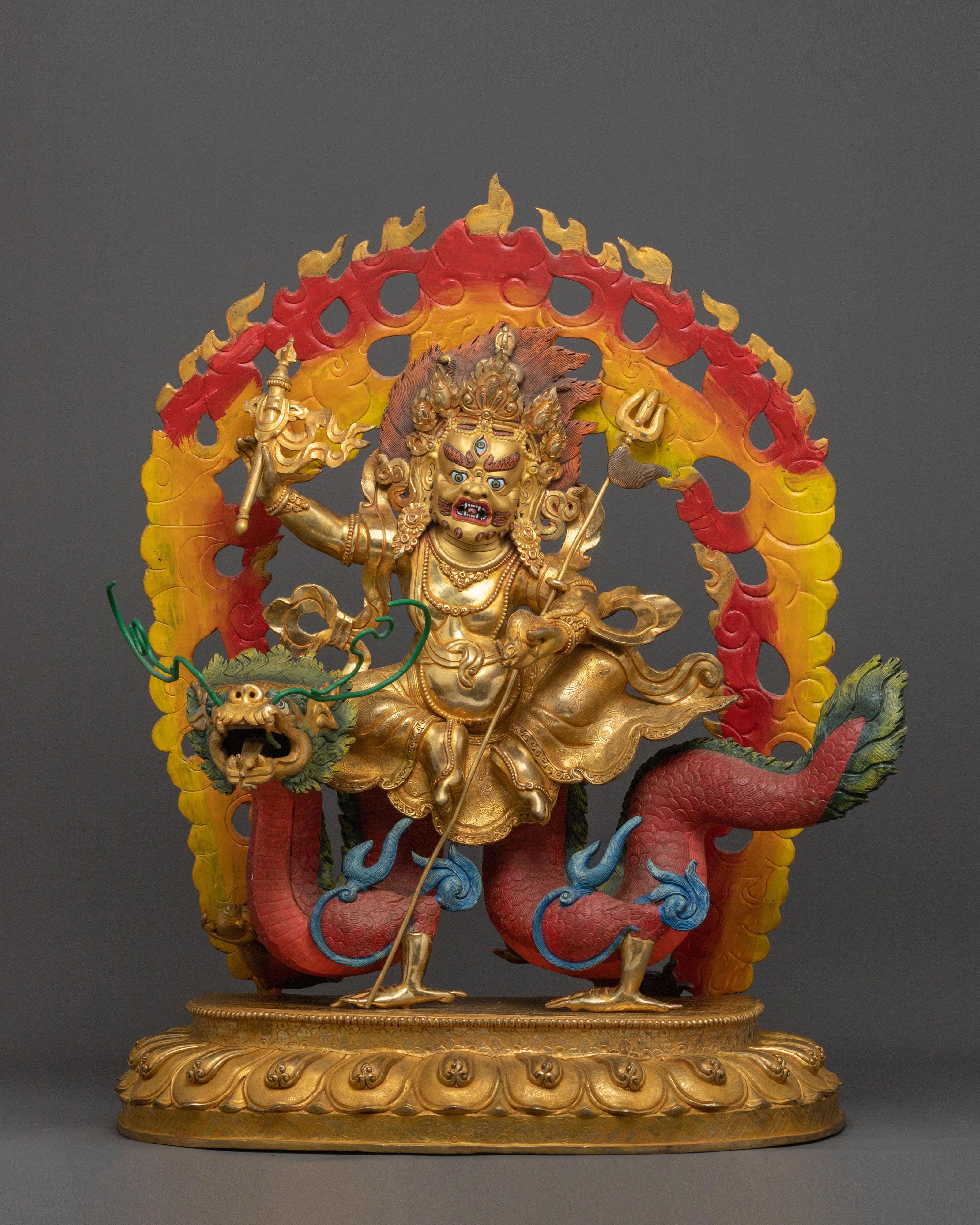 White Dzambhala Statue