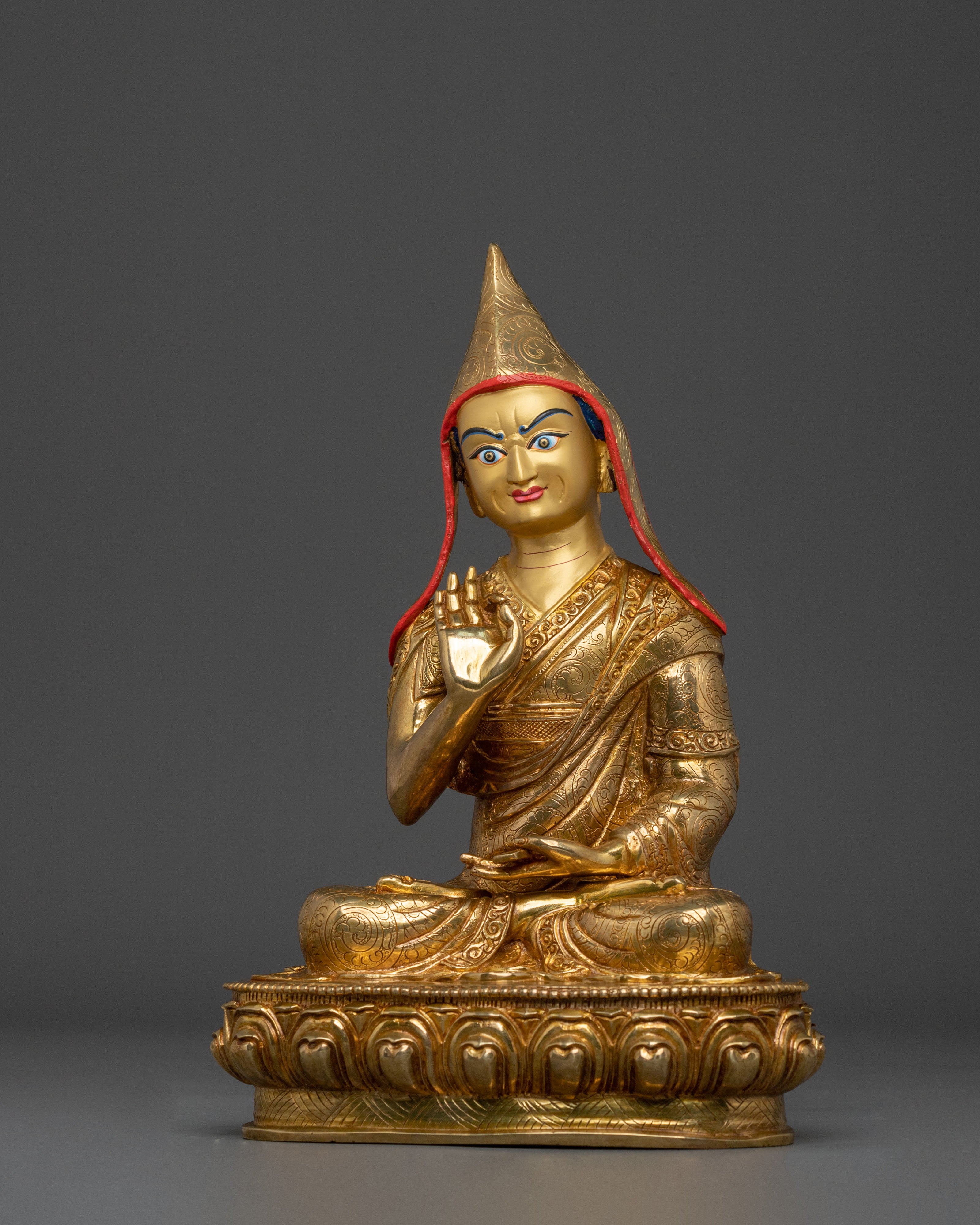 Disciples of Tsongkhapa Statue Set | Sacred Tibetan Art