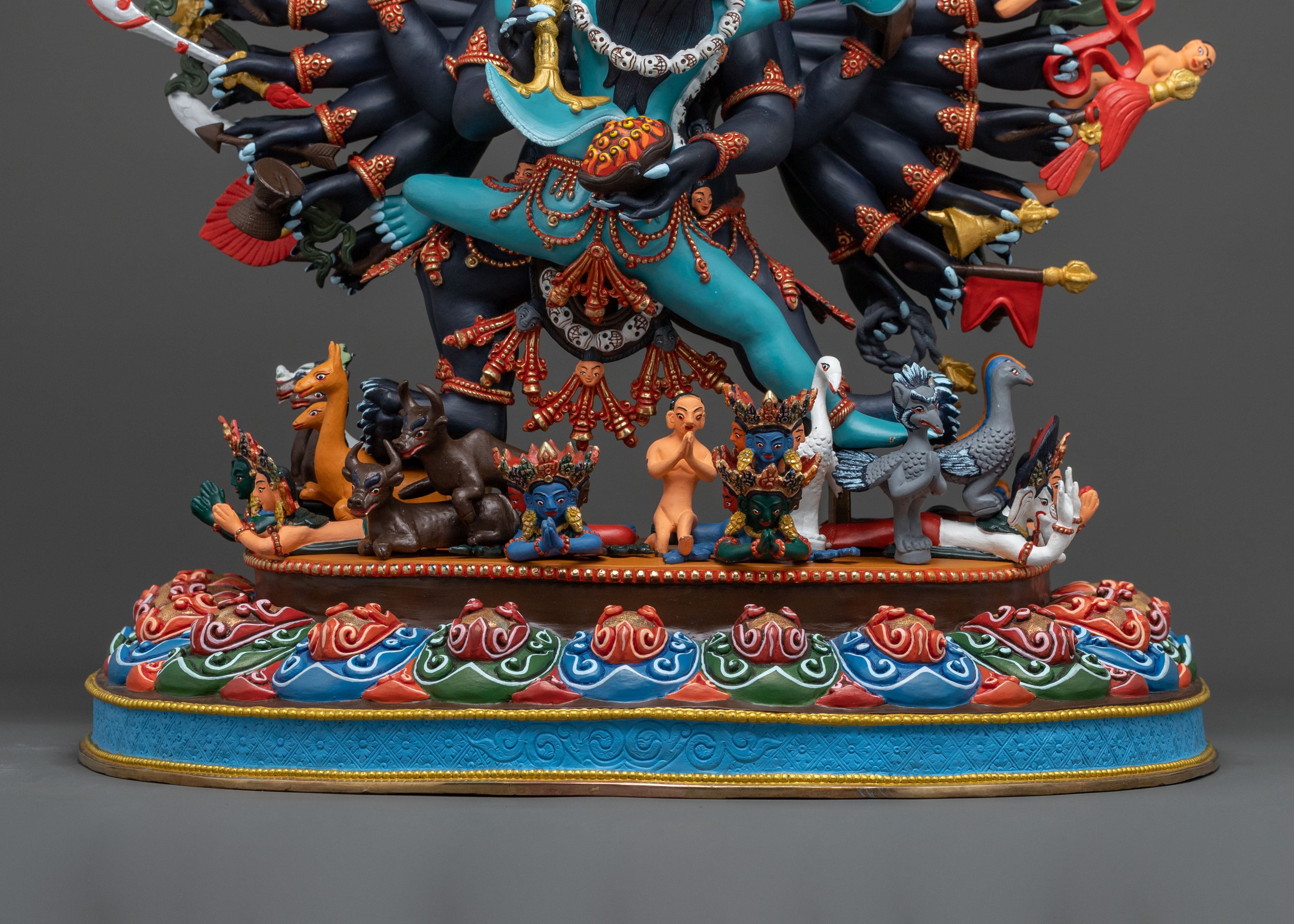 Yamantaka Wrathful Deity Statue | Fierce Protector of Enlightened