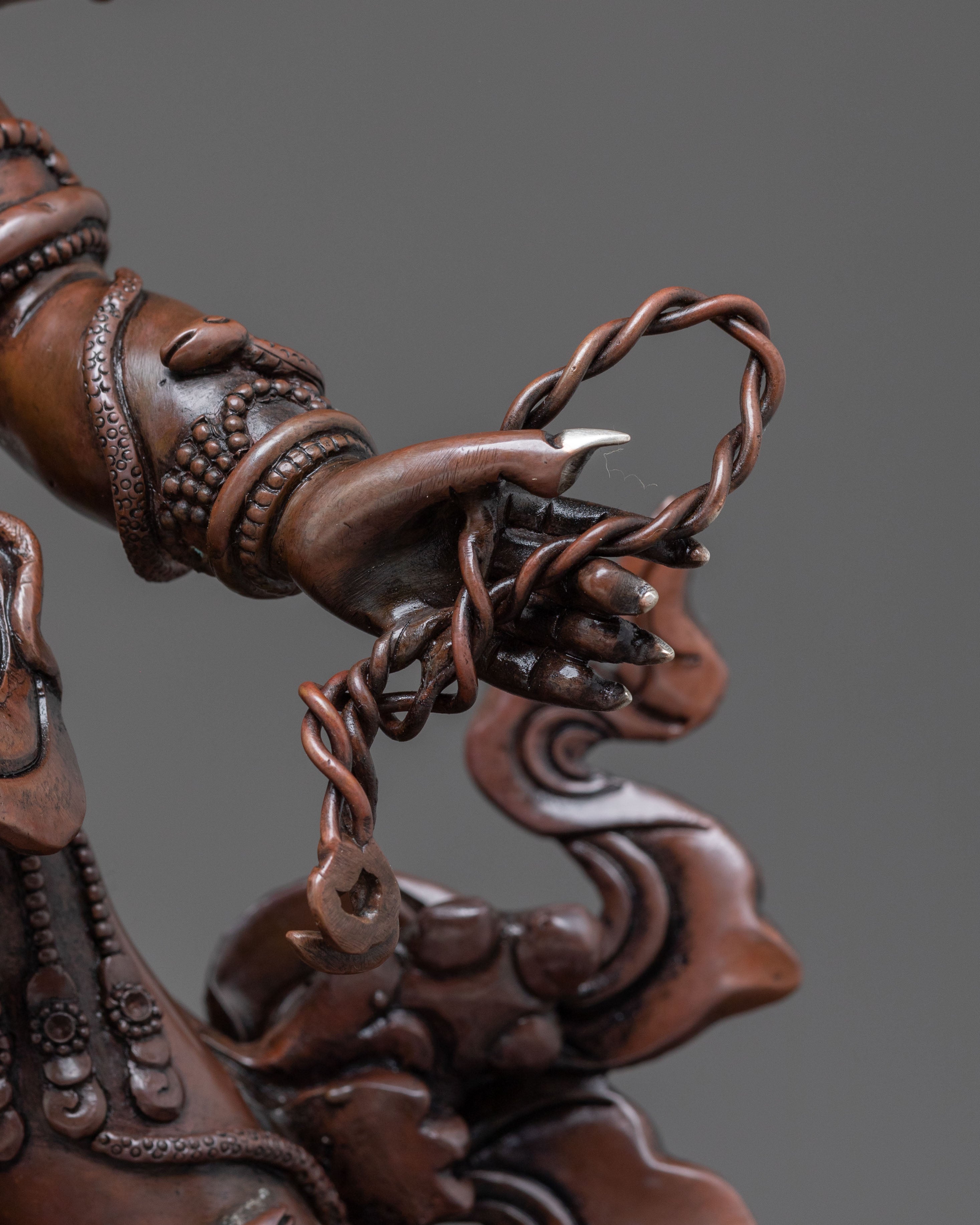 Handcrafted Six-Armed Mahakala Statue – Potent Protector Art