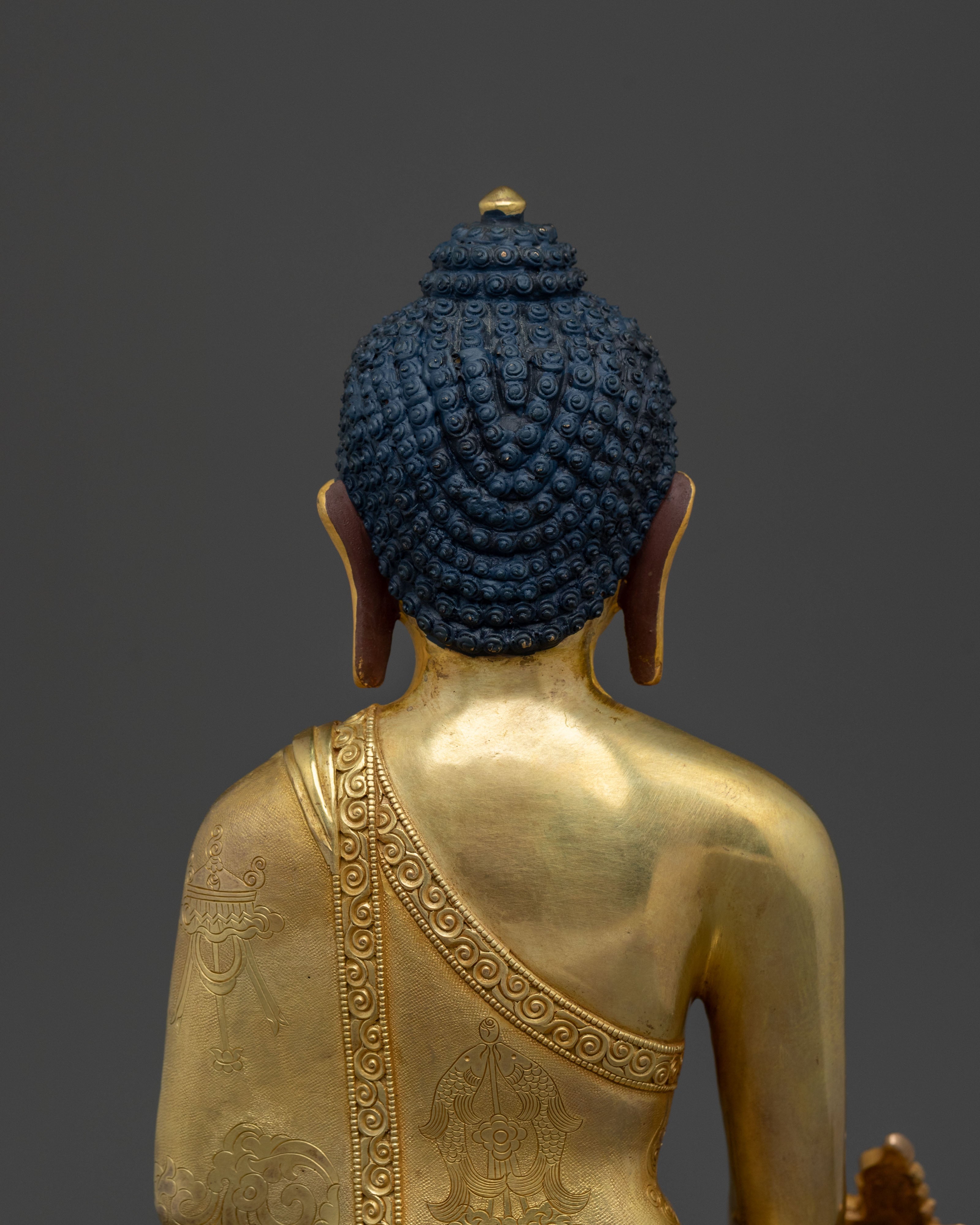 Bhaiṣajyaguru Sculpture for Healing: Sacred Altar Decor
