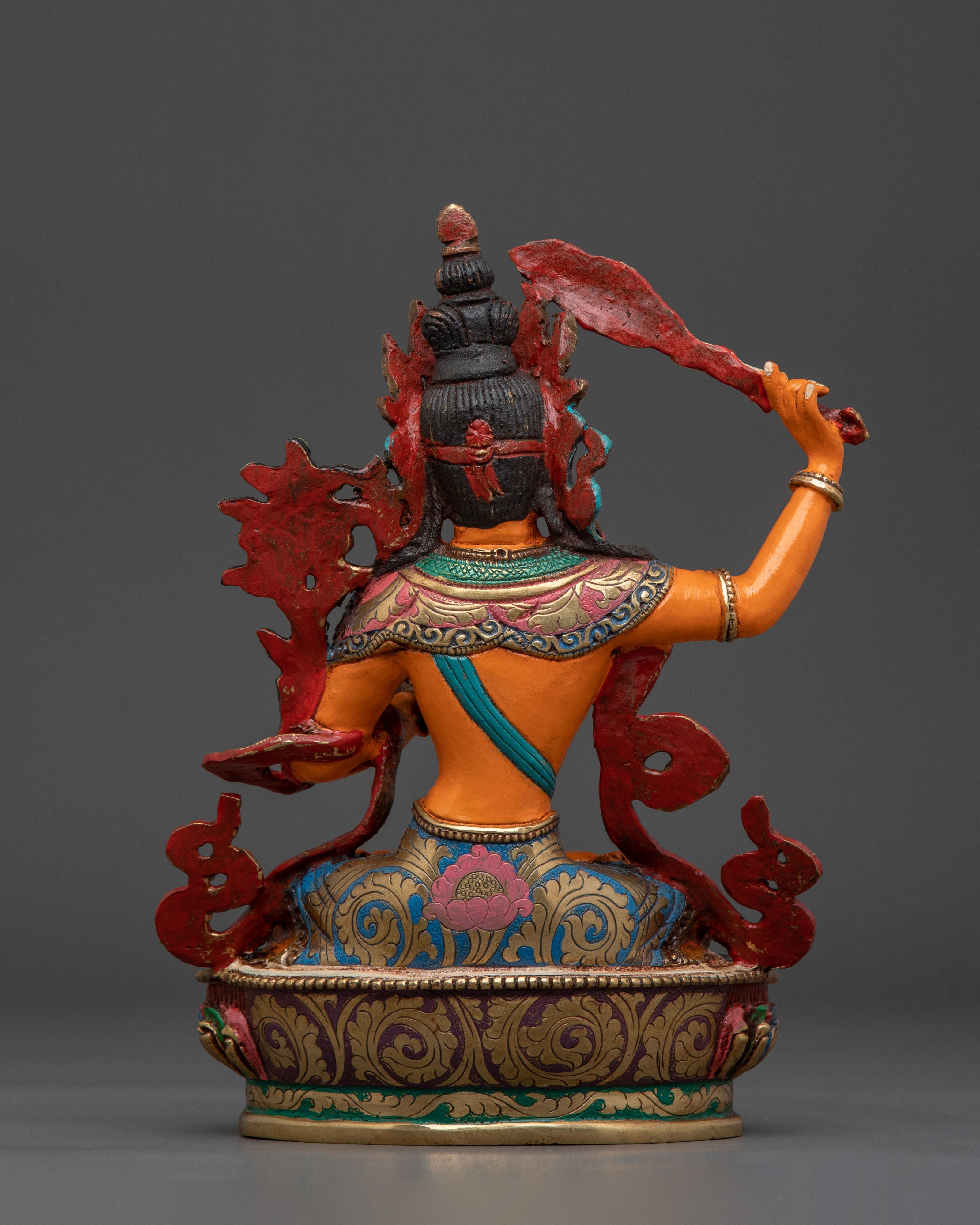 Majestic Manjushree Figurine | Bodhisattva of Supreme Wisdom