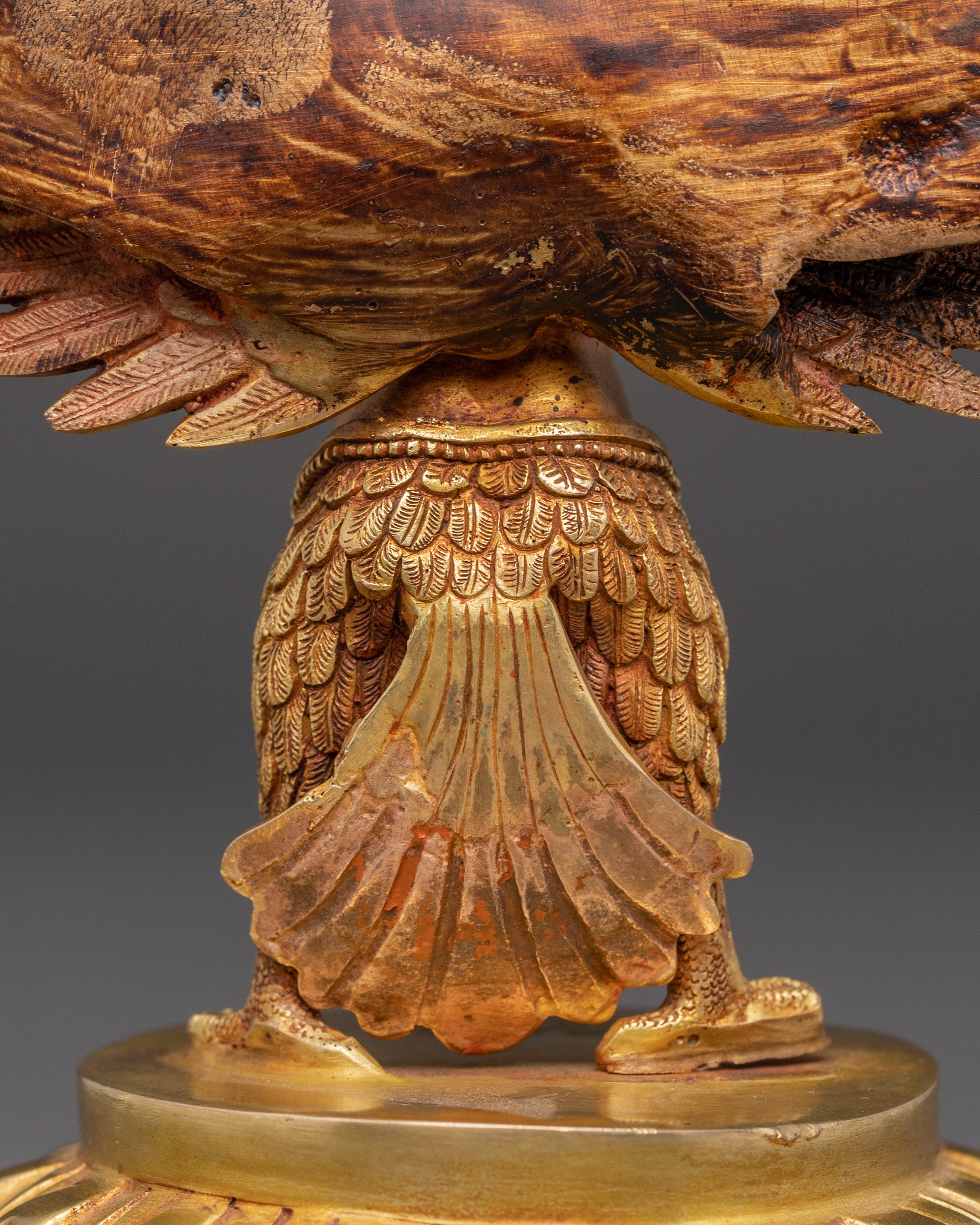 Handcrafted Garuda Statue: Protector Deity of Vajrayana