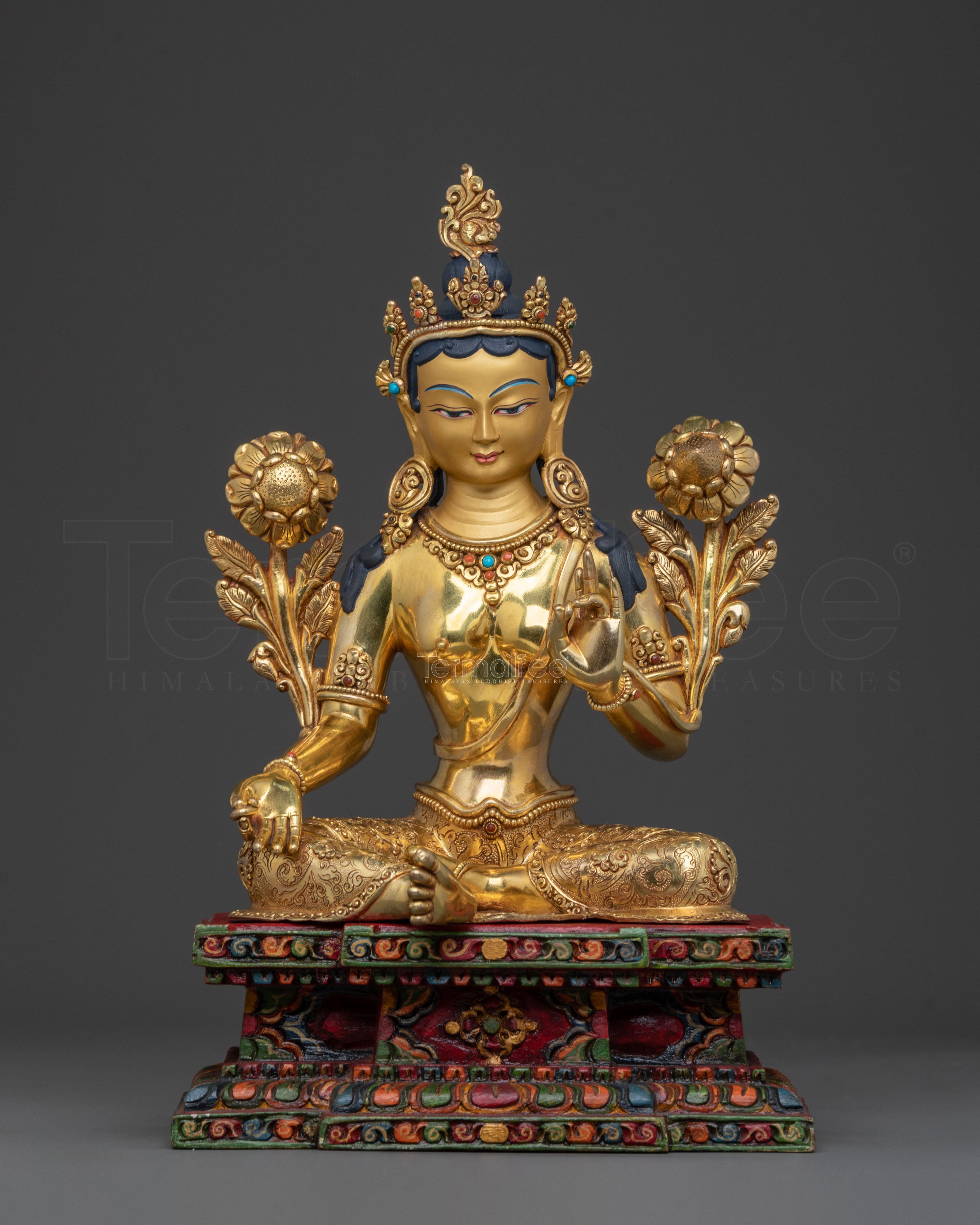 Green Tara Statue