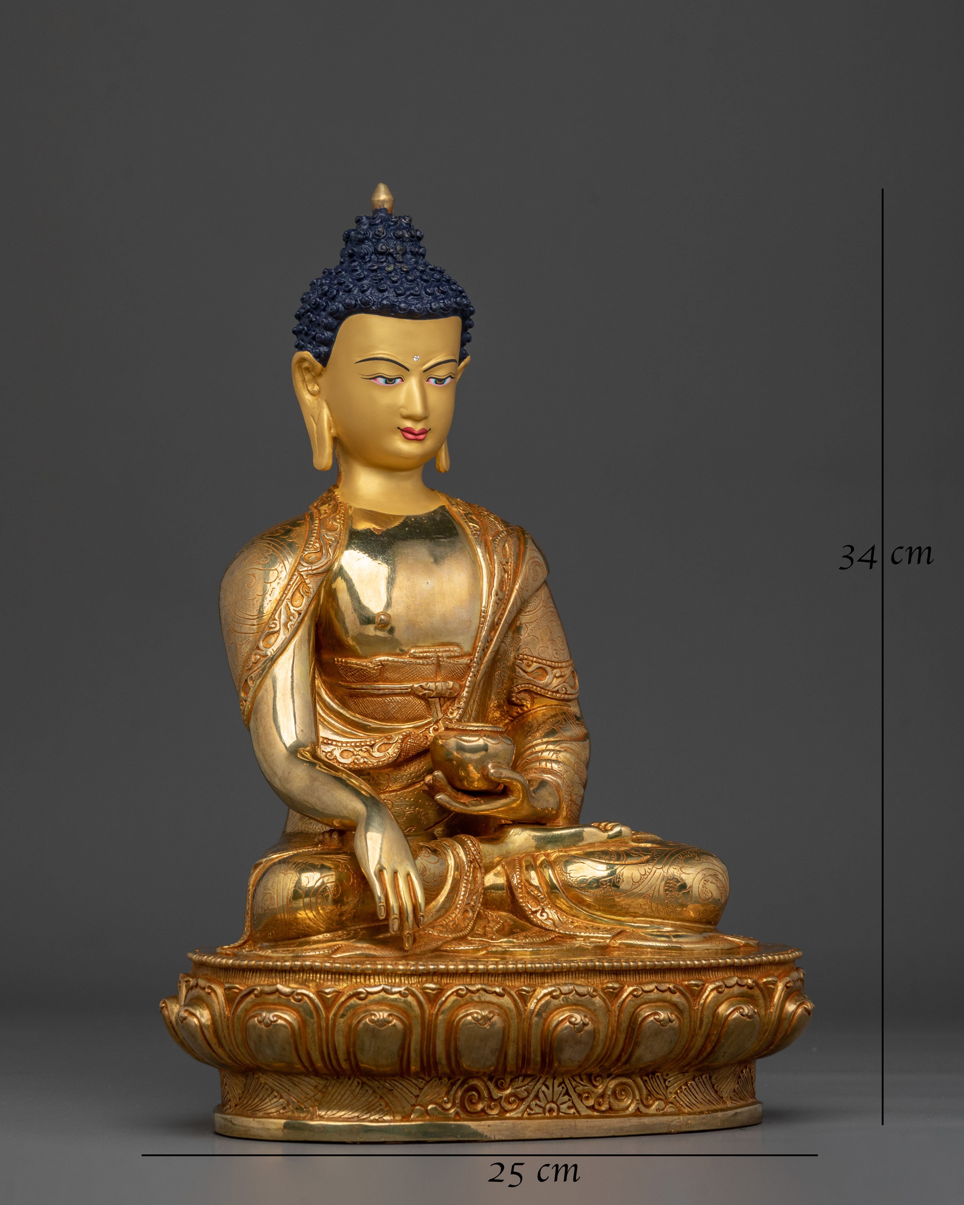 Handcrafted Shakyamuni Buddha Statue | Home Decor