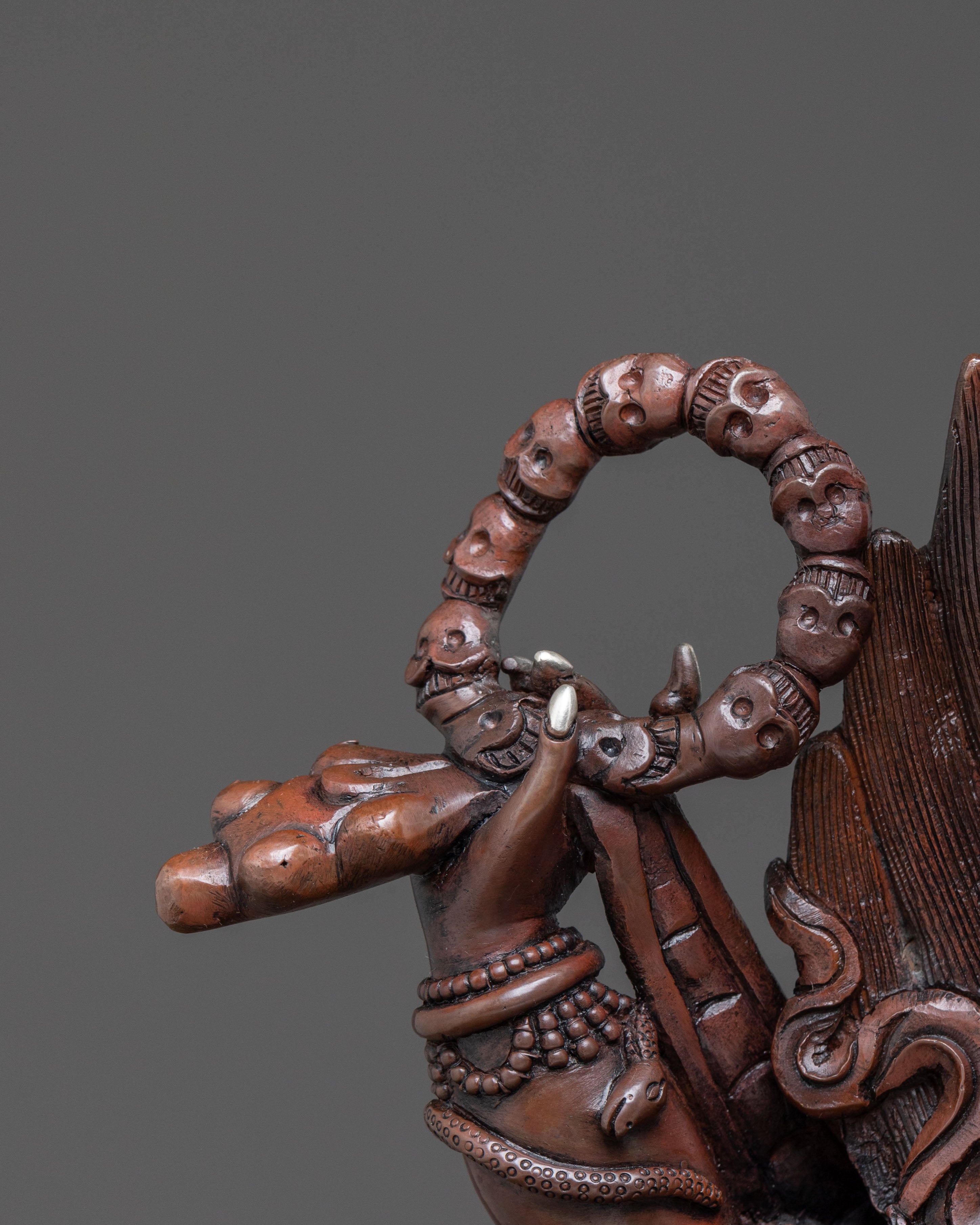 Handcrafted Six-Armed Mahakala Statue – Potent Protector Art