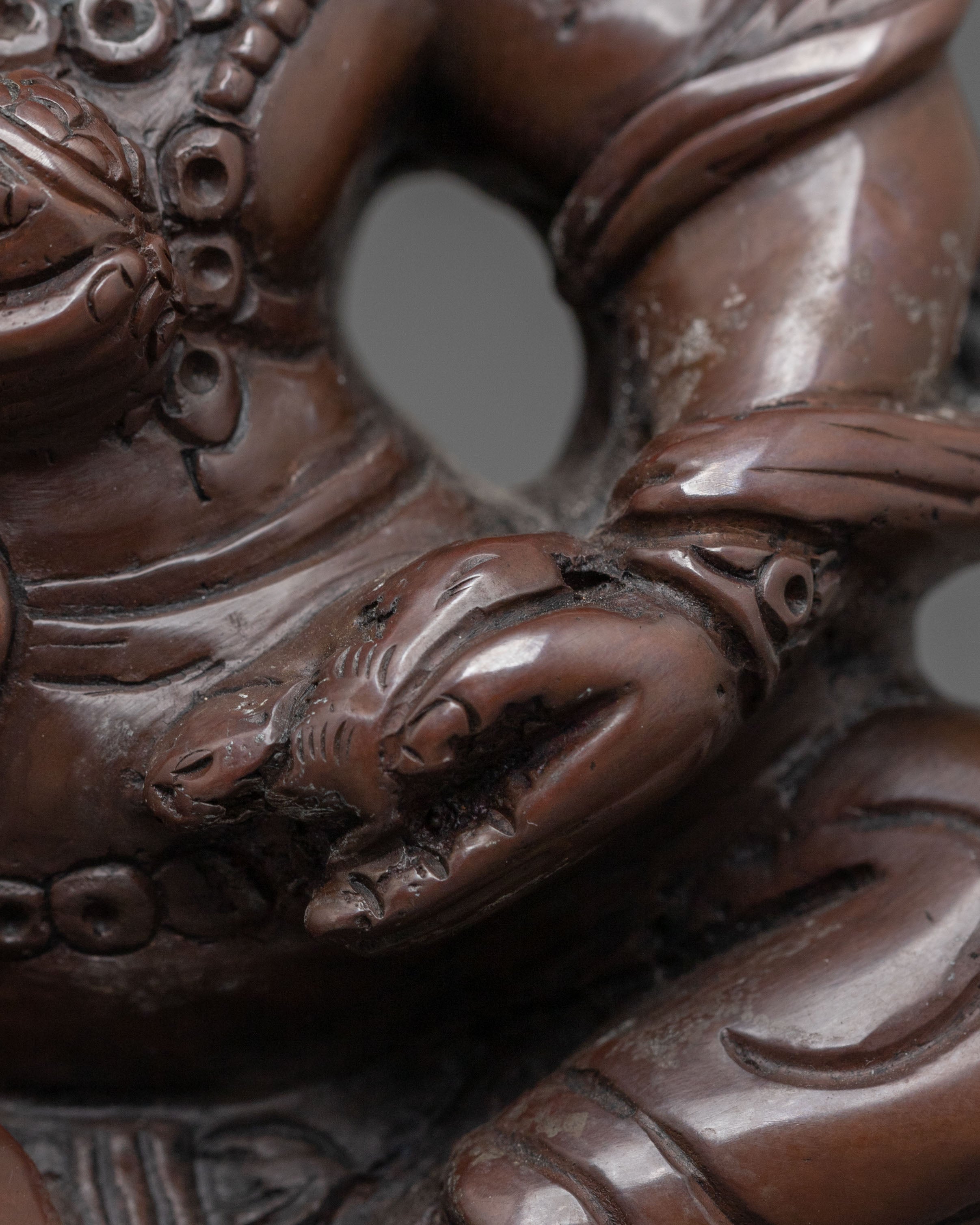 Handmade Dzambhala Sacred Sculpture