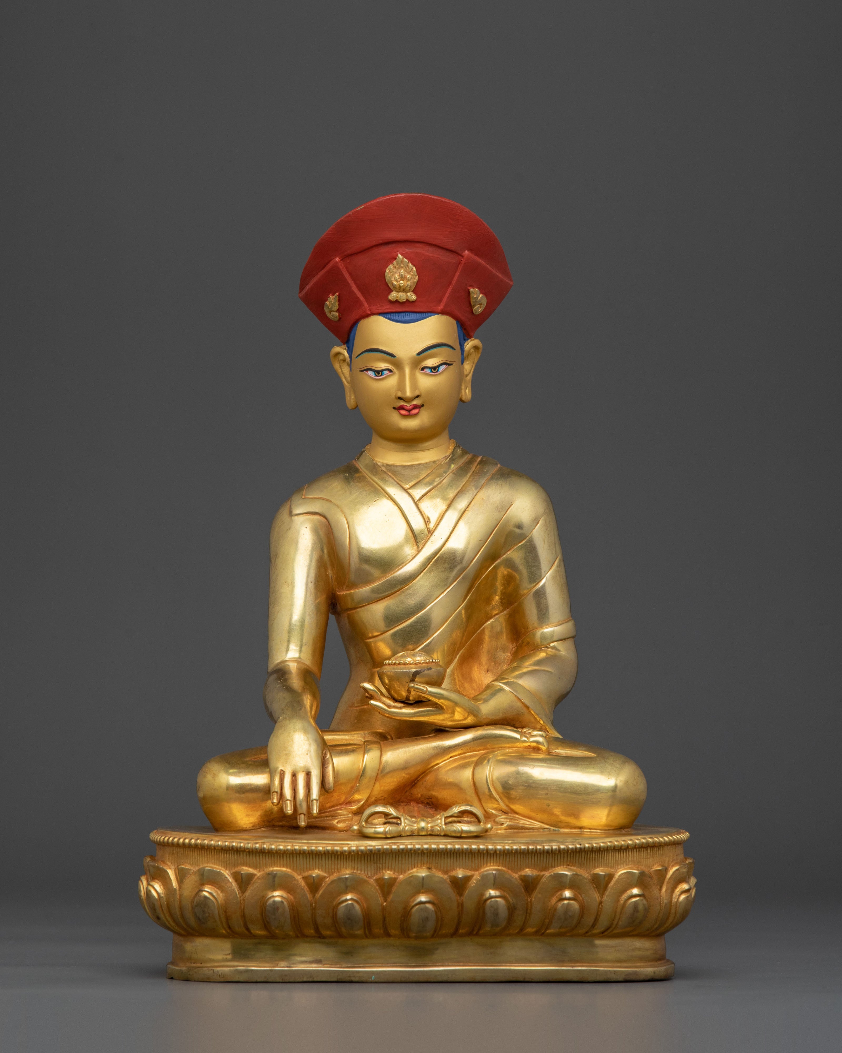 Sacred Jigten Sumgon Lineage Master Statue | Altar Sculpture
