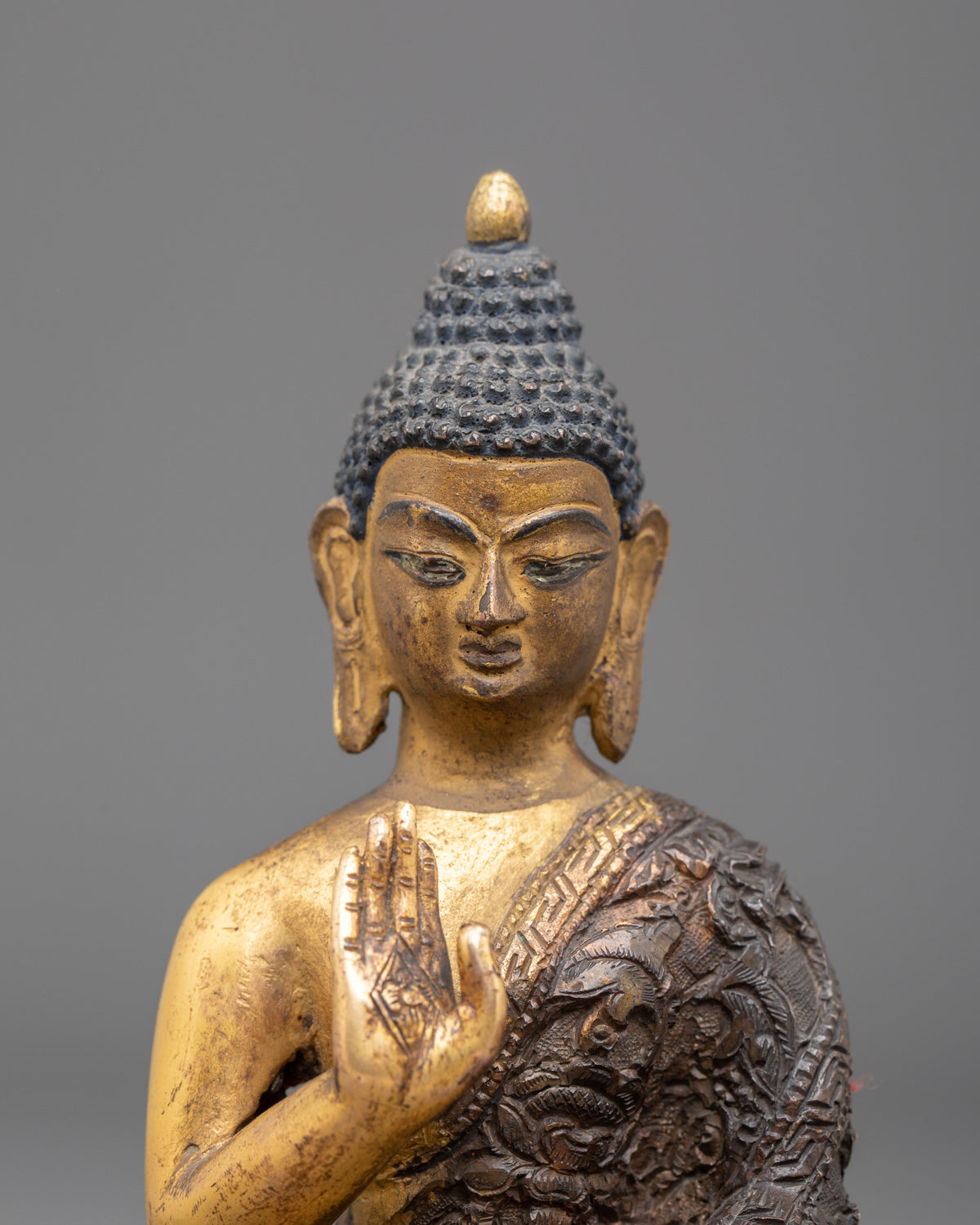 Amogasiddhi Oxidized Statue | Symbol of Fearlessness
