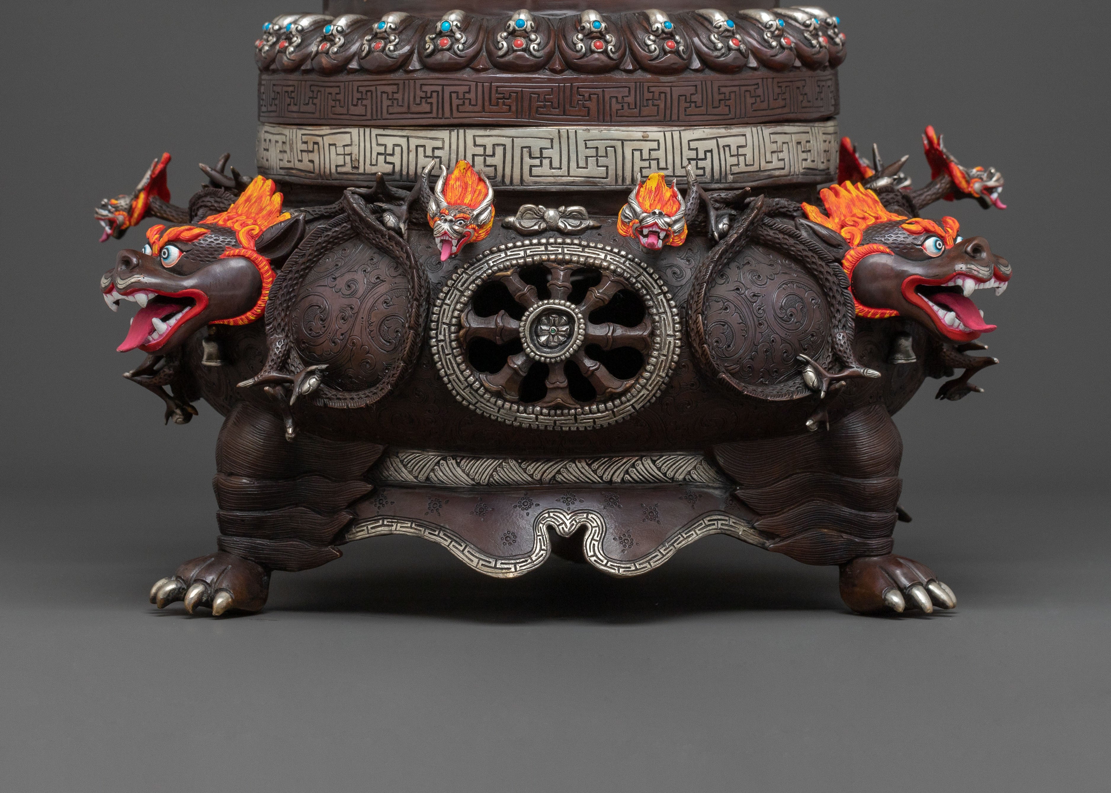 Fierce Protector Vajradaka Statue | Sacred Vajrayana Altar