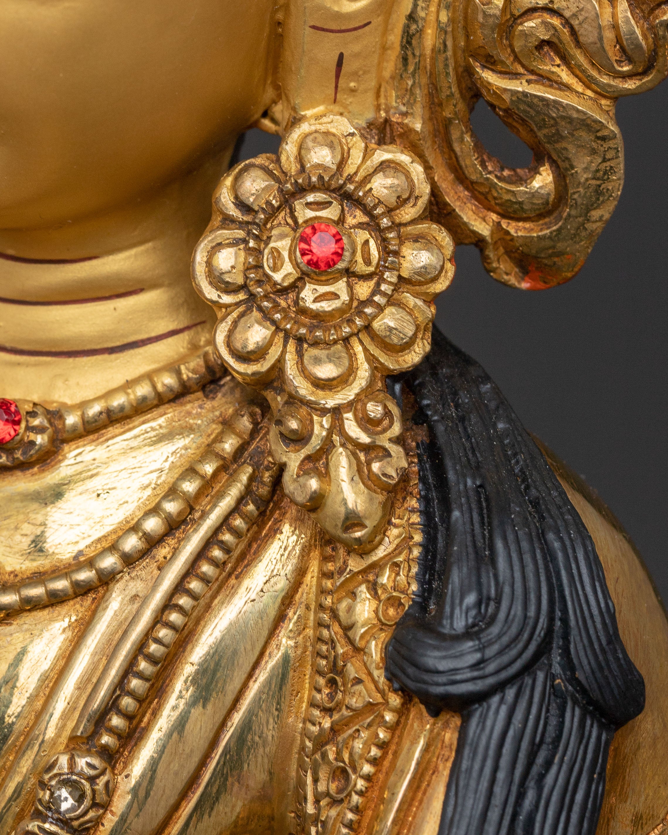 Golden Prajnaparamita Statue | Meditational Decor