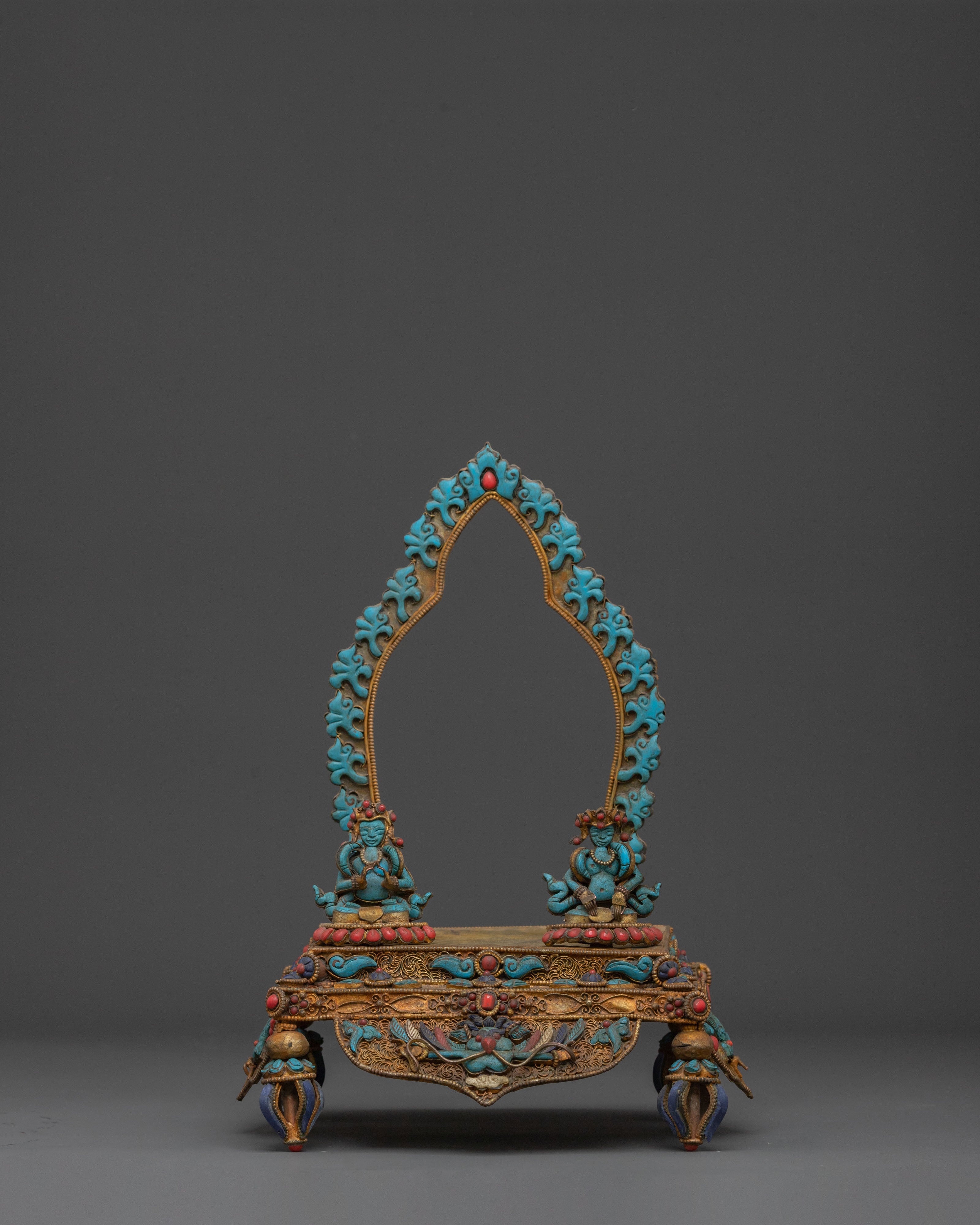 Handmade Sacred Throne | Himalayan Spiritual Altar