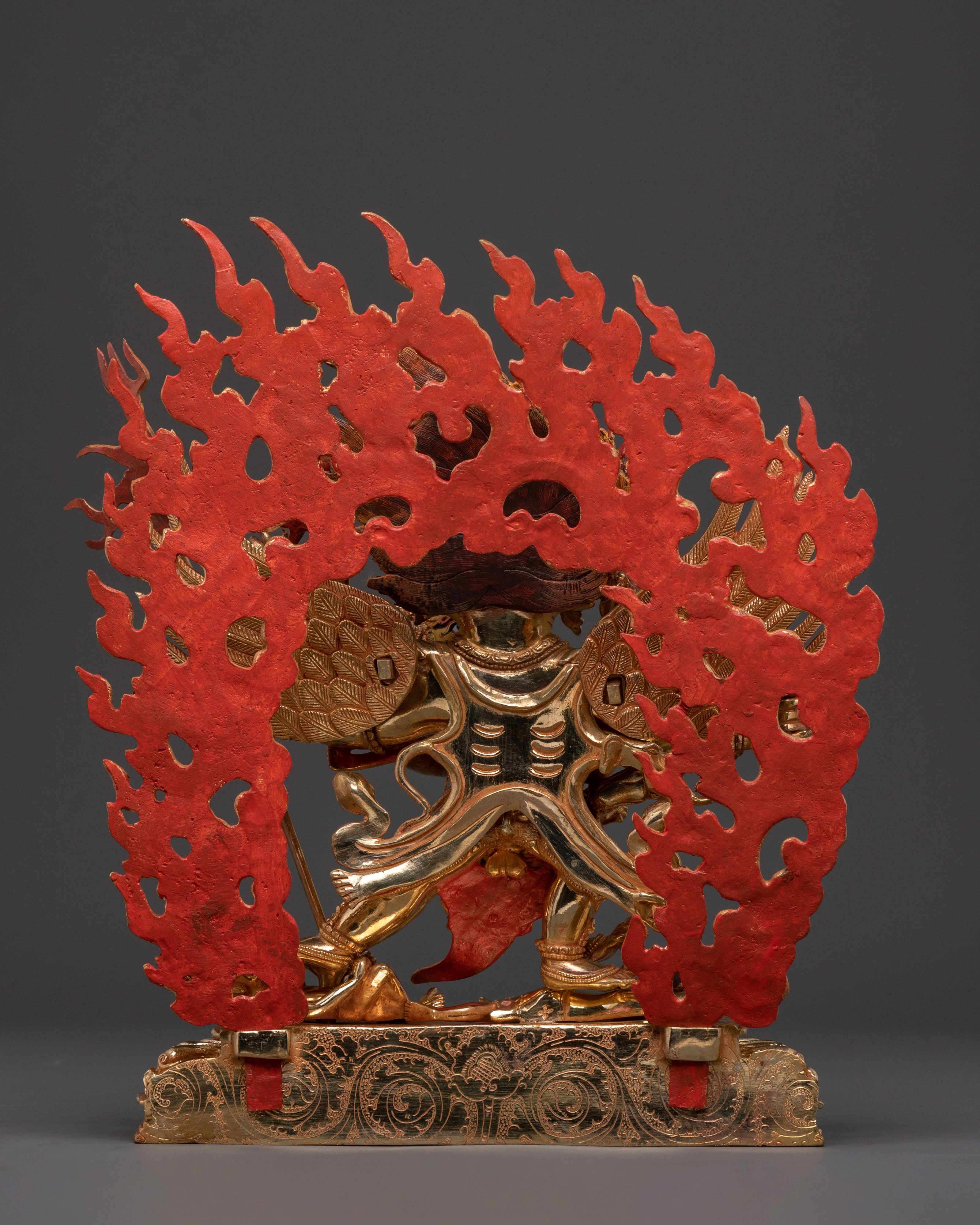 Vajrakilaya Statue – Handcrafted 24K Gold Gilded