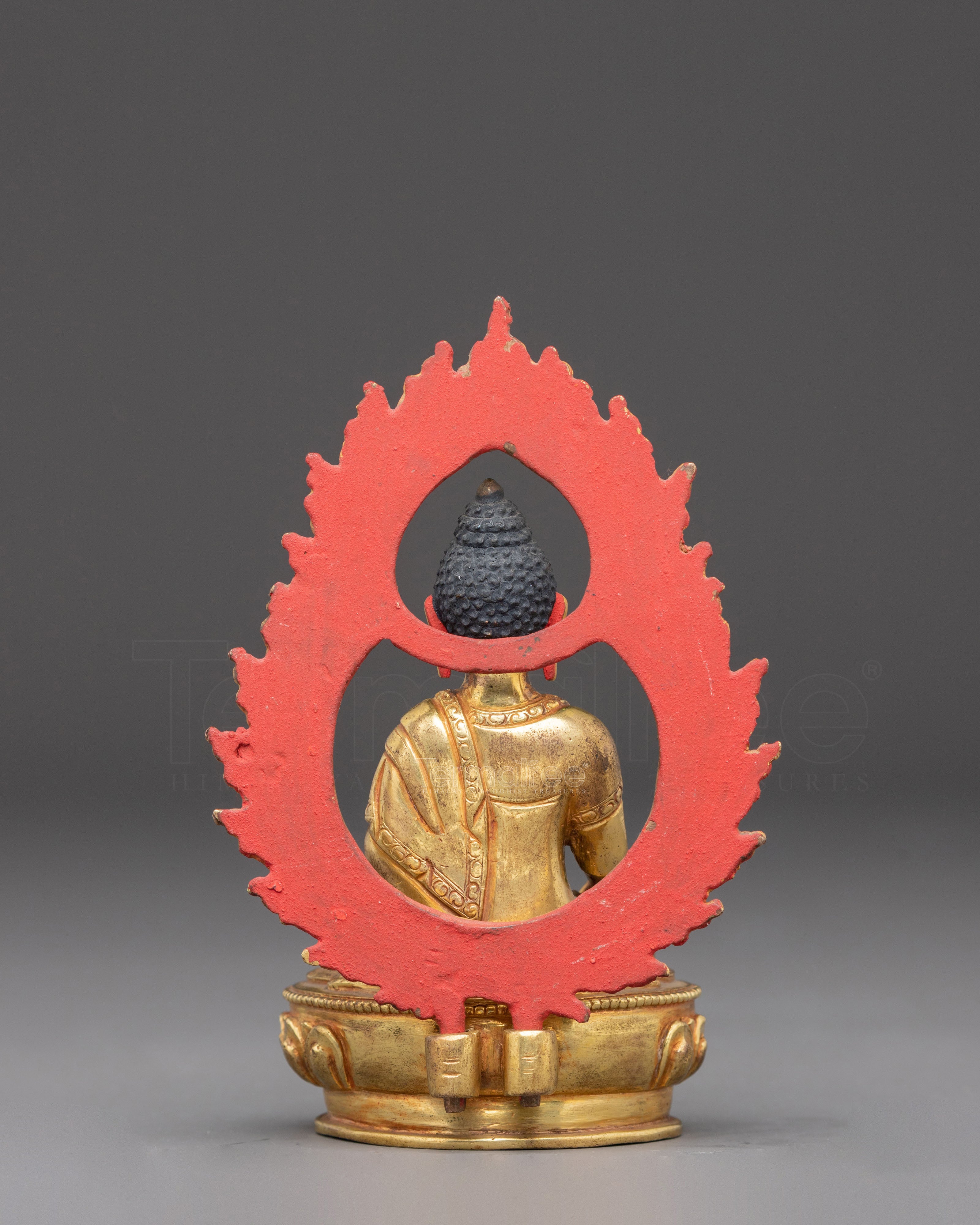 Handcrafted Golden Shakyamuni Buddha Statue | Meditation Decor