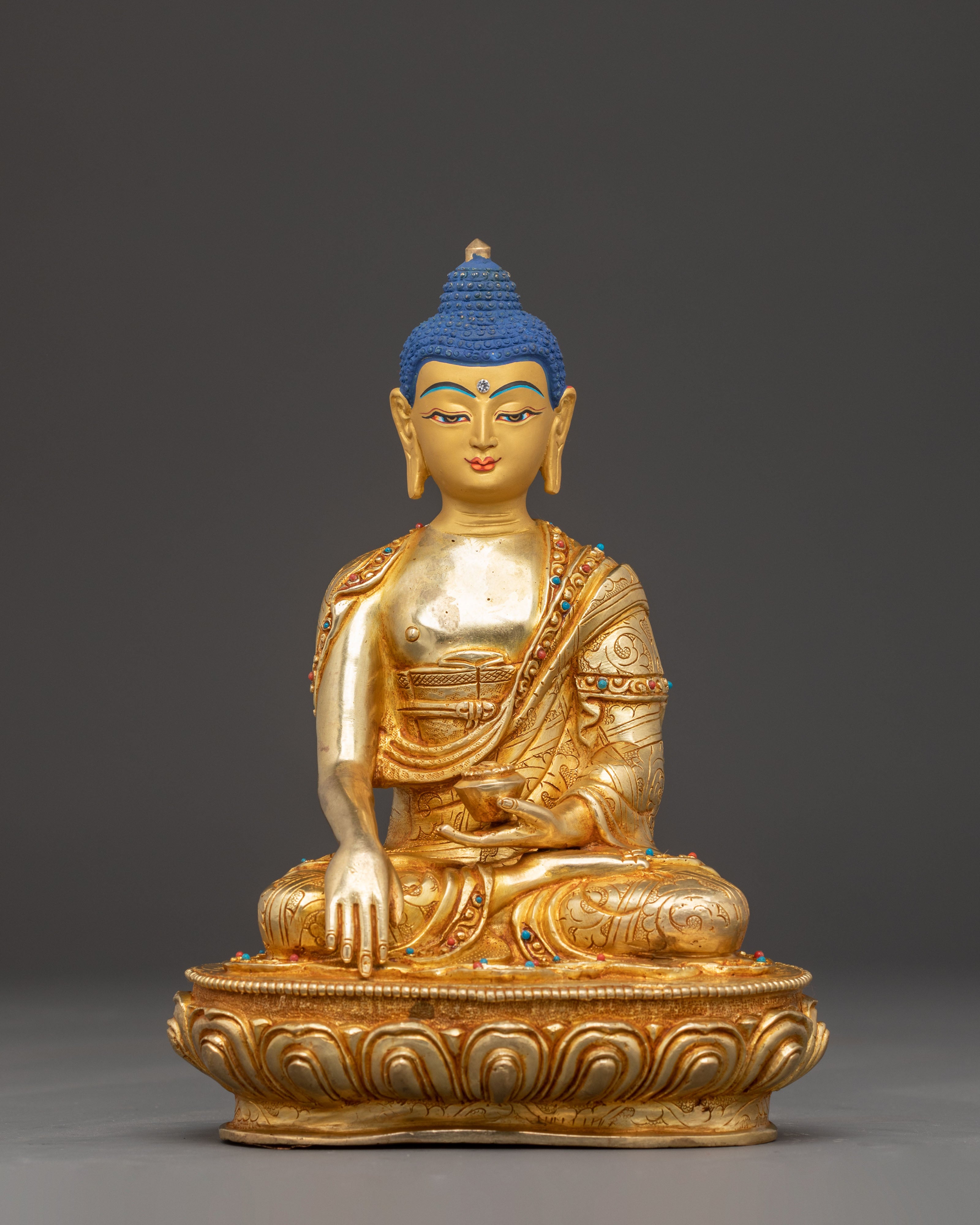 Handmade Sculpture of Dharma Guru Shakyamuni Buddha | Enlightened Master