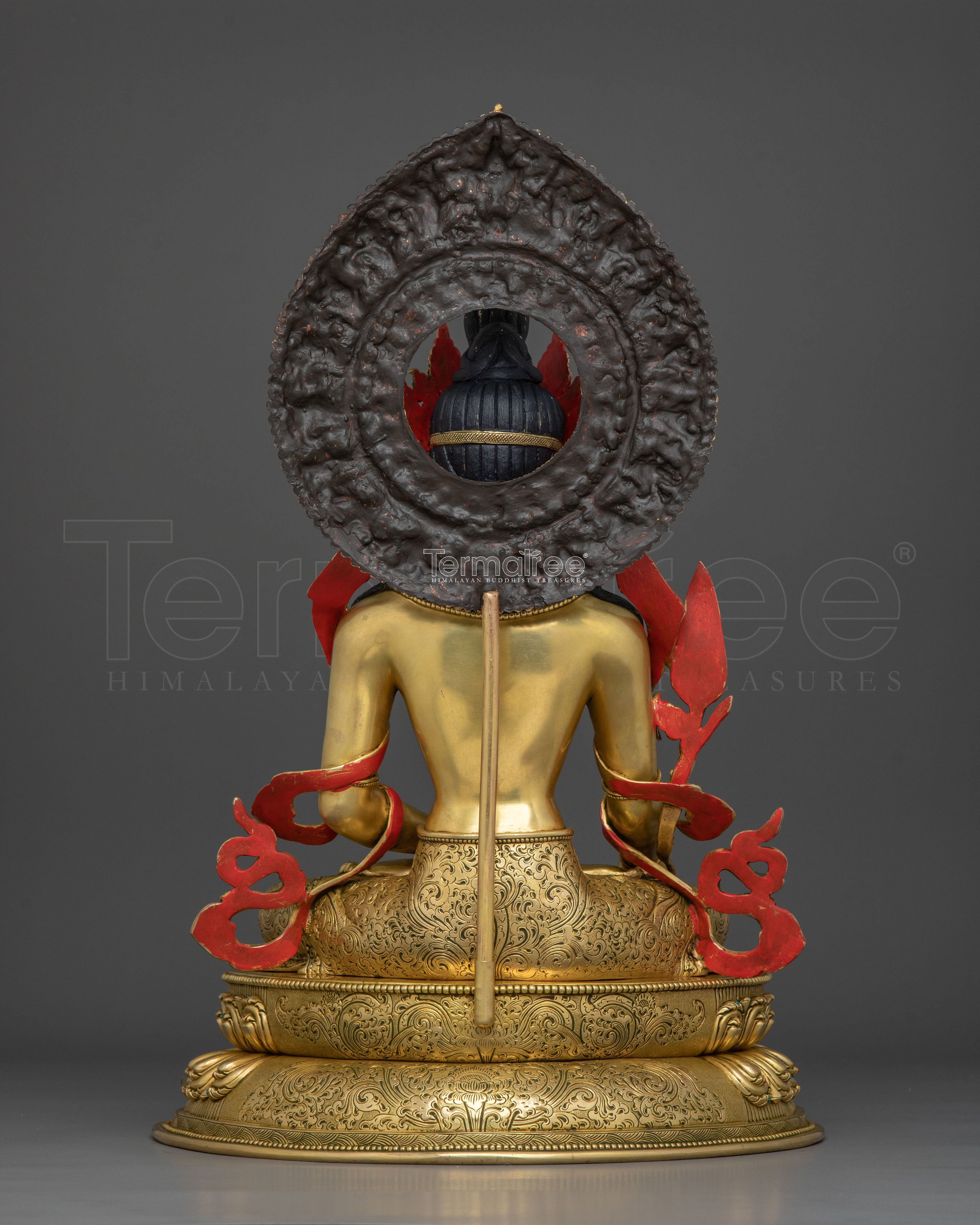 Handmade Kshitigarbha Sculpture | Himalayan Altar Decor
