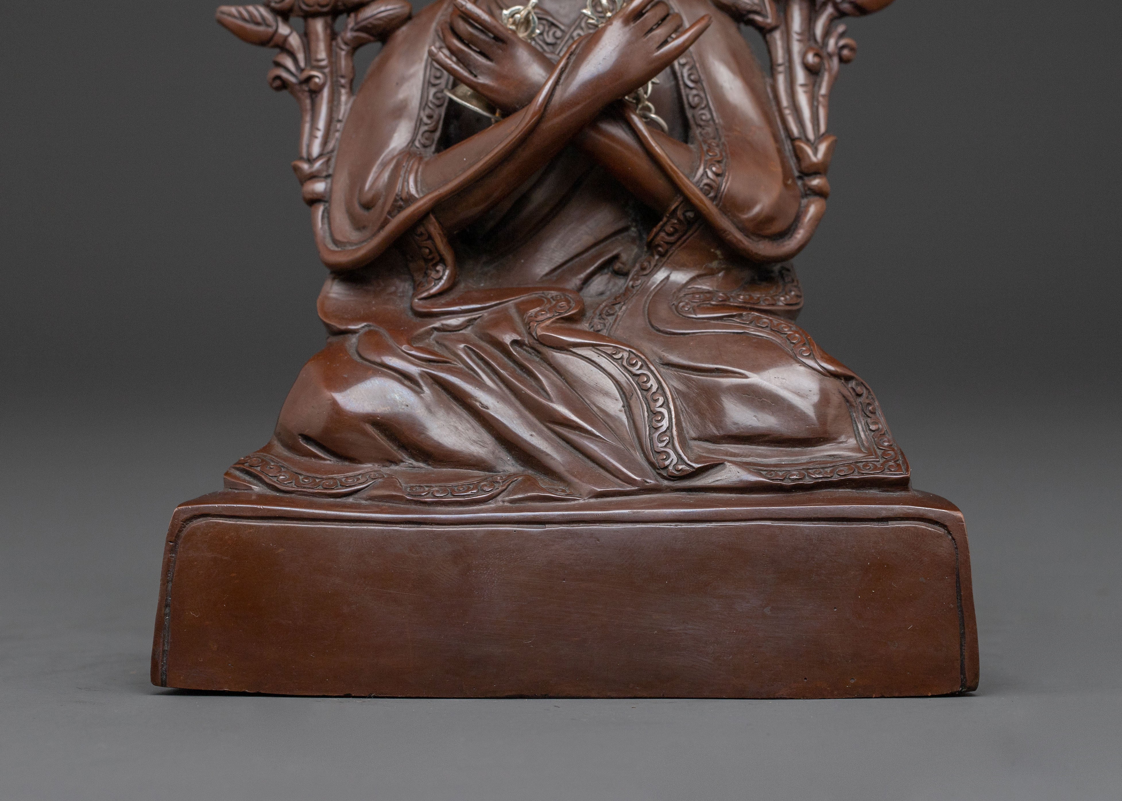 Handcrafted 16th Karmapa Traditional Statue for Altar