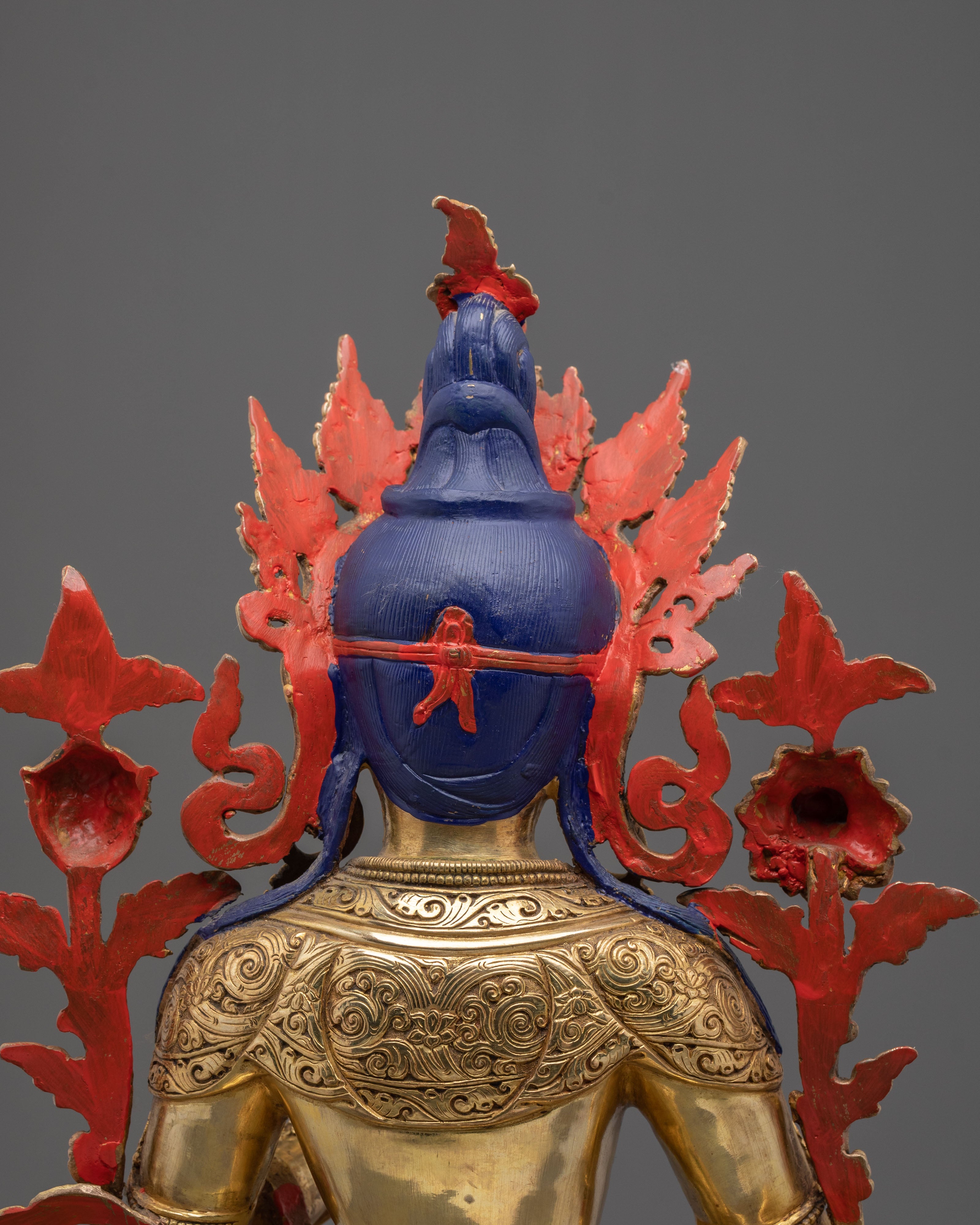 Green Tara Sculpture | Tibetan Buddhist Deity of Protection