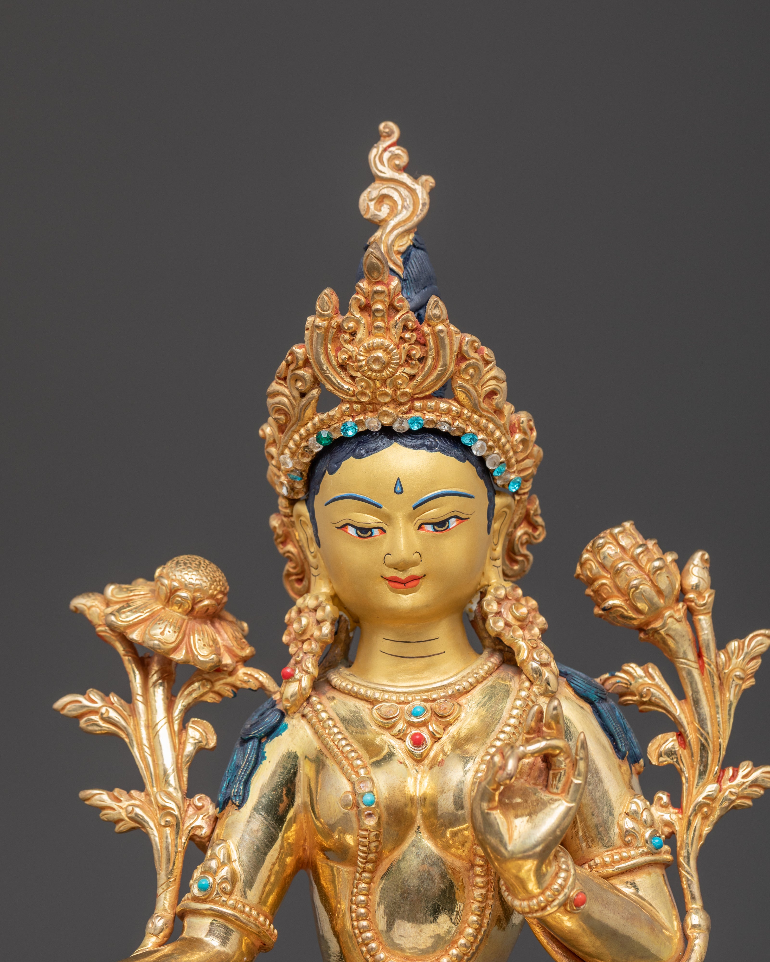 Handcrafted Shyama Tara Statue: Mother of All Buddhas