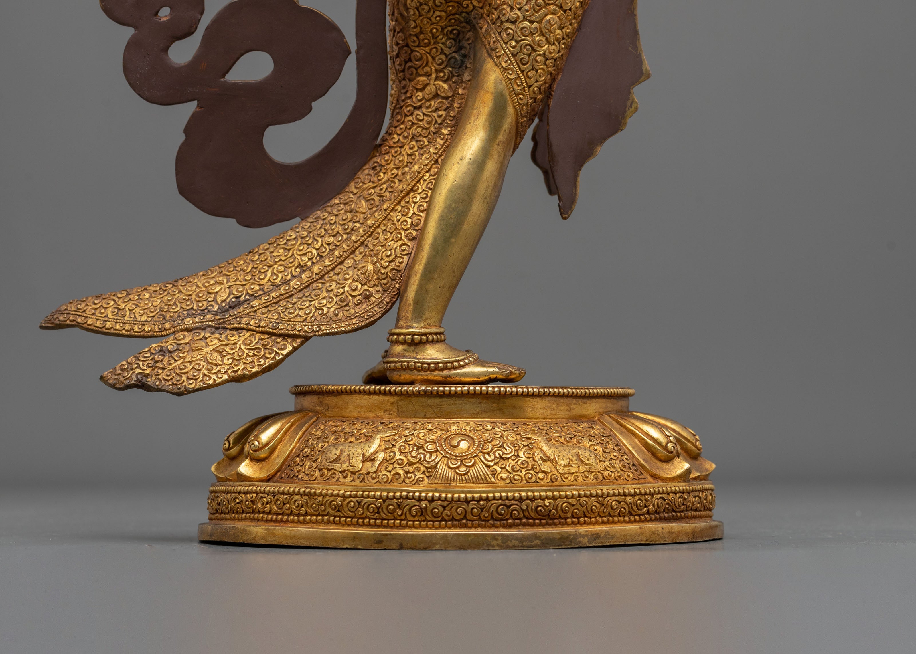 Radiant Handmade Standing Tara Sacred Sculpture