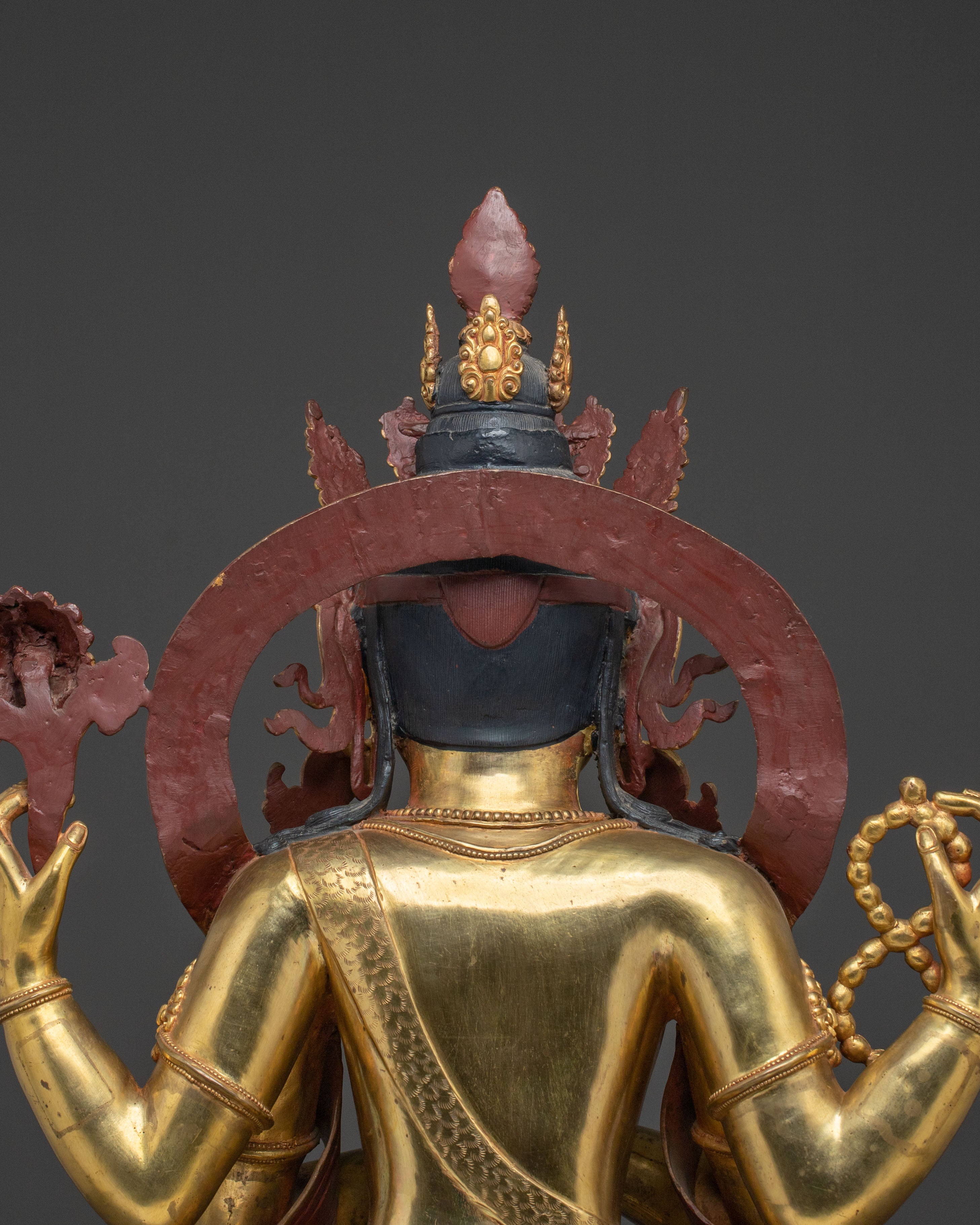 Peaceful Chenrezig Statue | Tibetan Buddhist Figurine