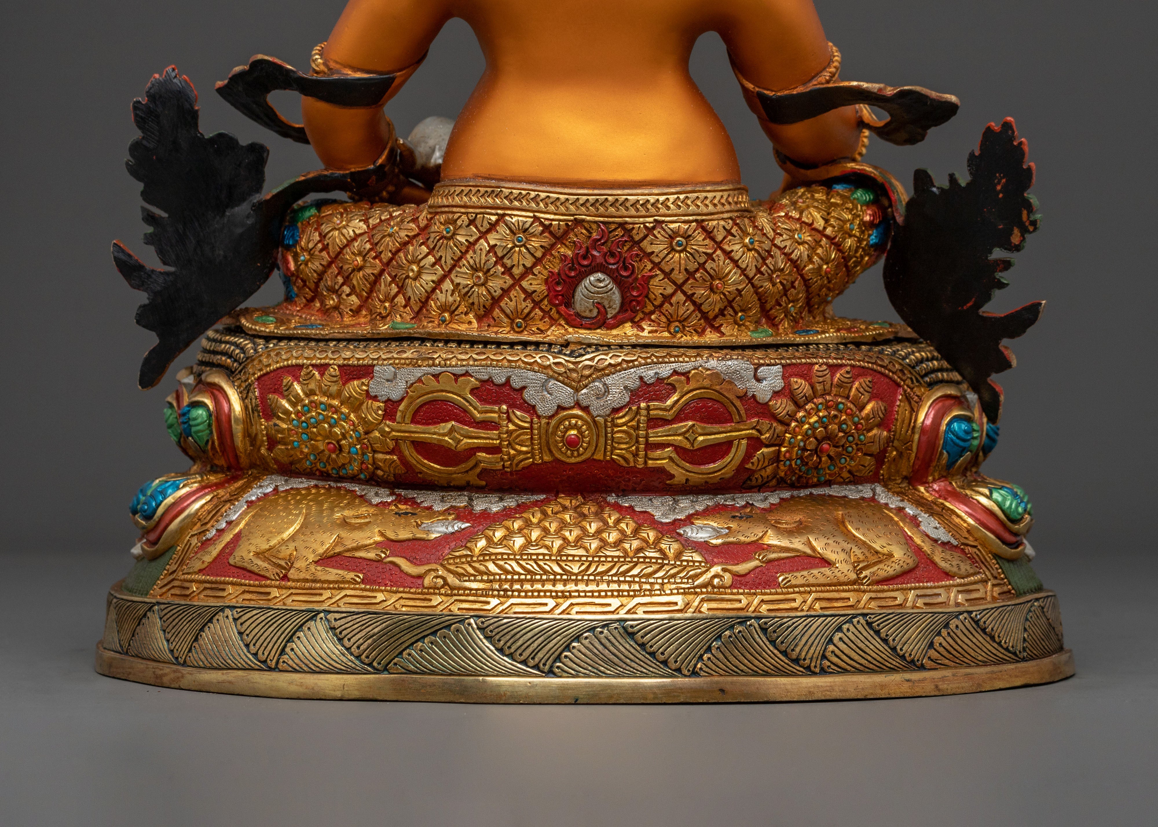 Yellow Dzambhala Sacred Statue | Himalayan Prosperity Art