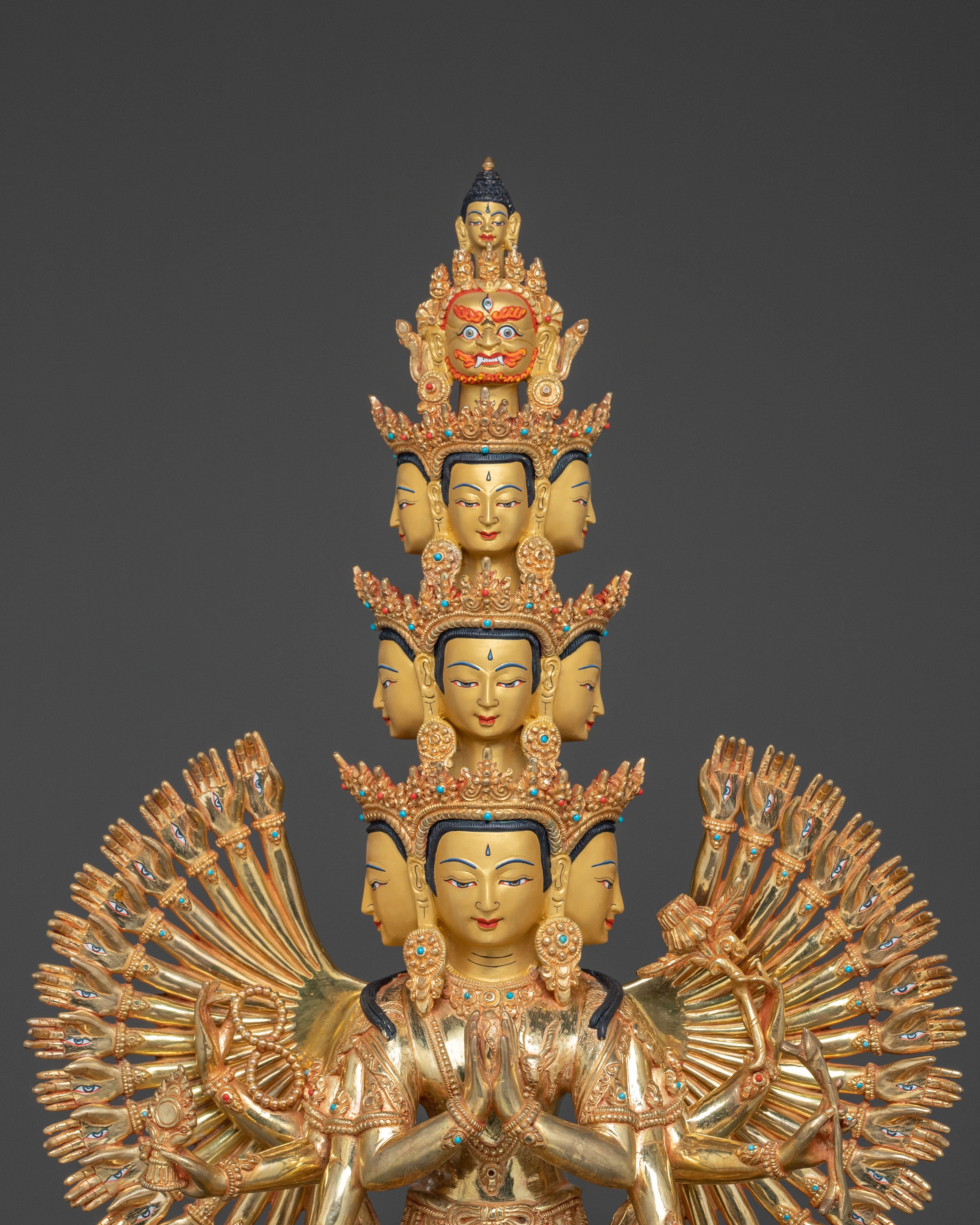 Thousand Armed Chenrezig Sacred Statue
