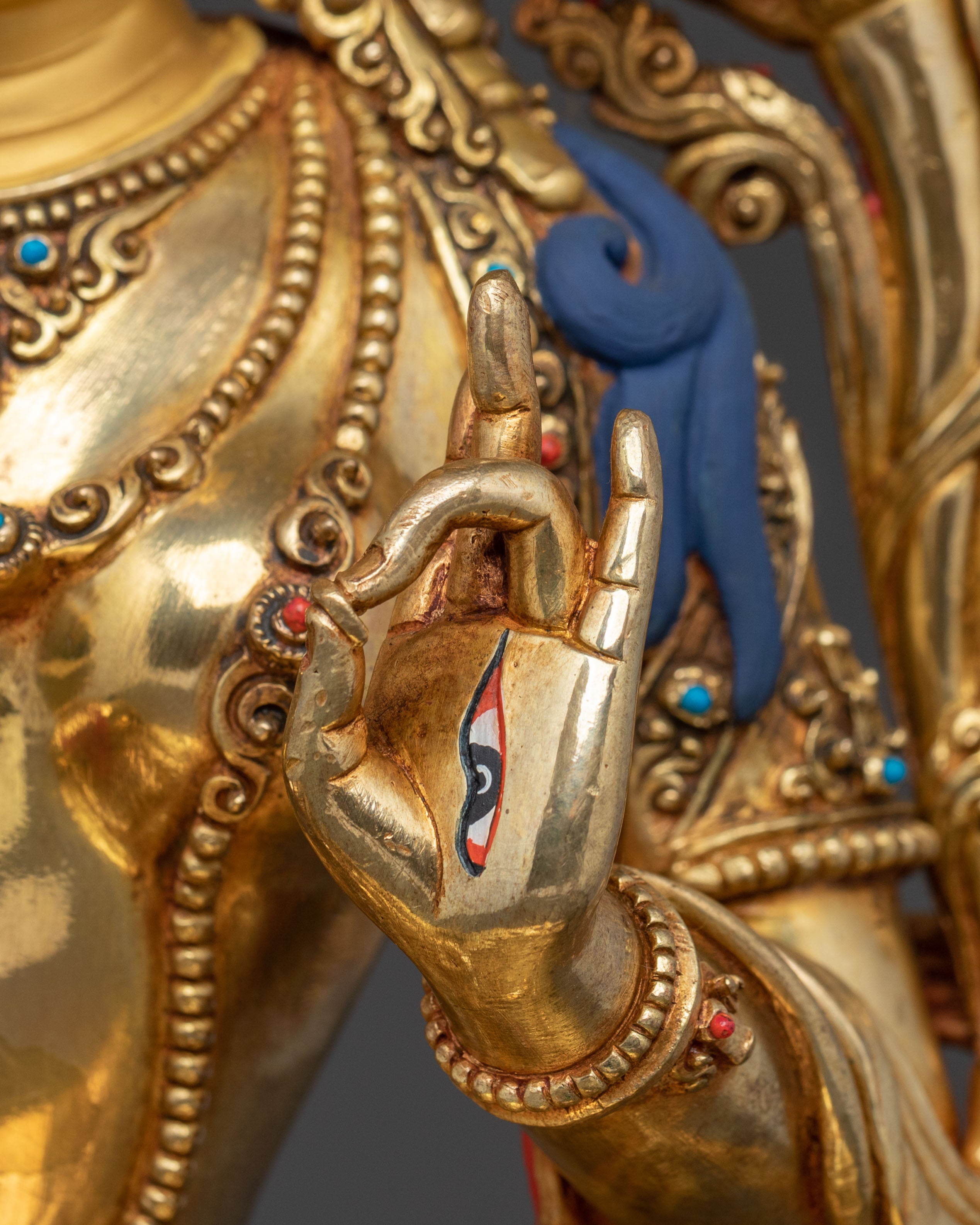 Handcrafted White Tara Statue | Altar Home Decor