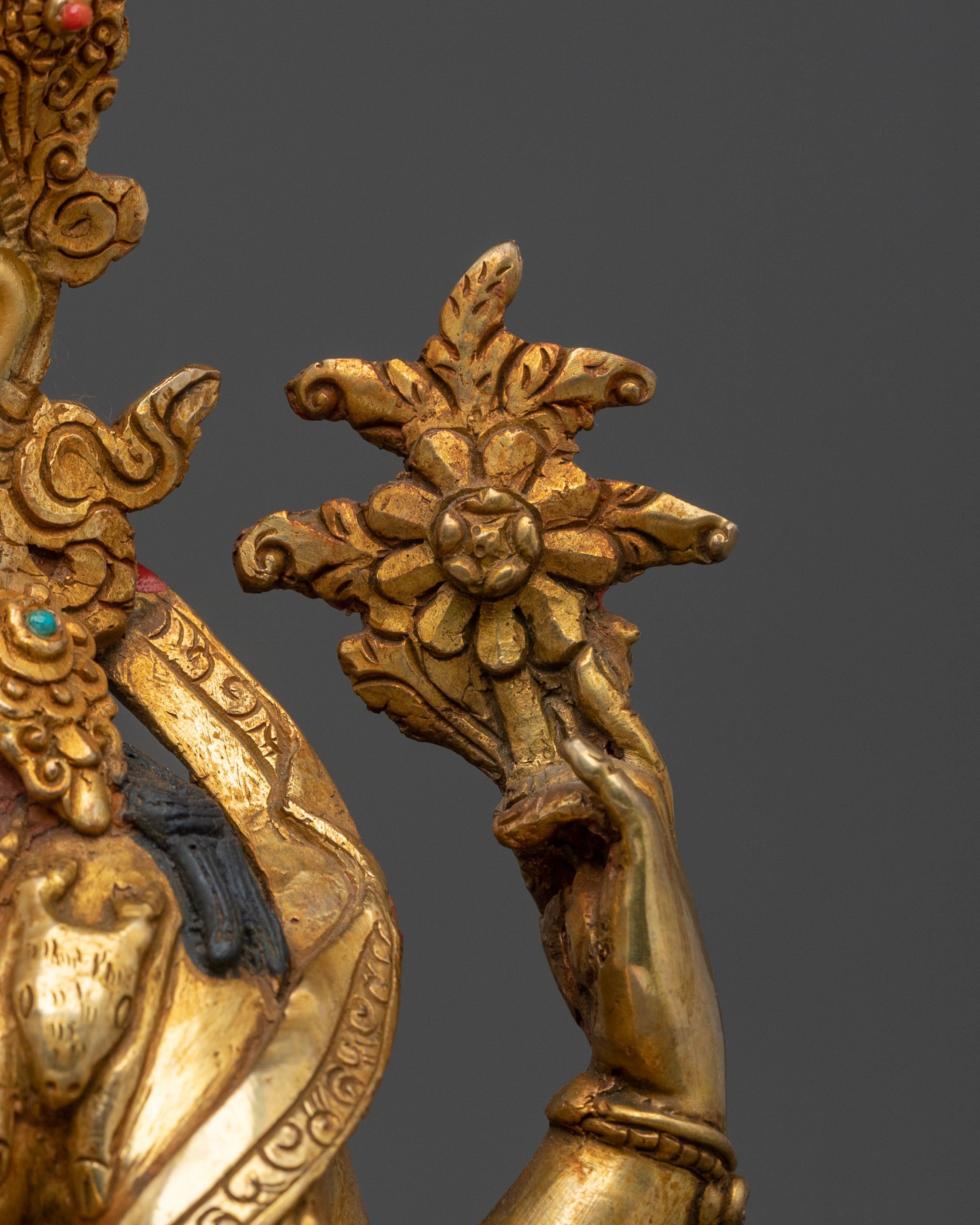 Sacred Chenrezig Copper Statue | Sacred Bodhisattva of Compassion