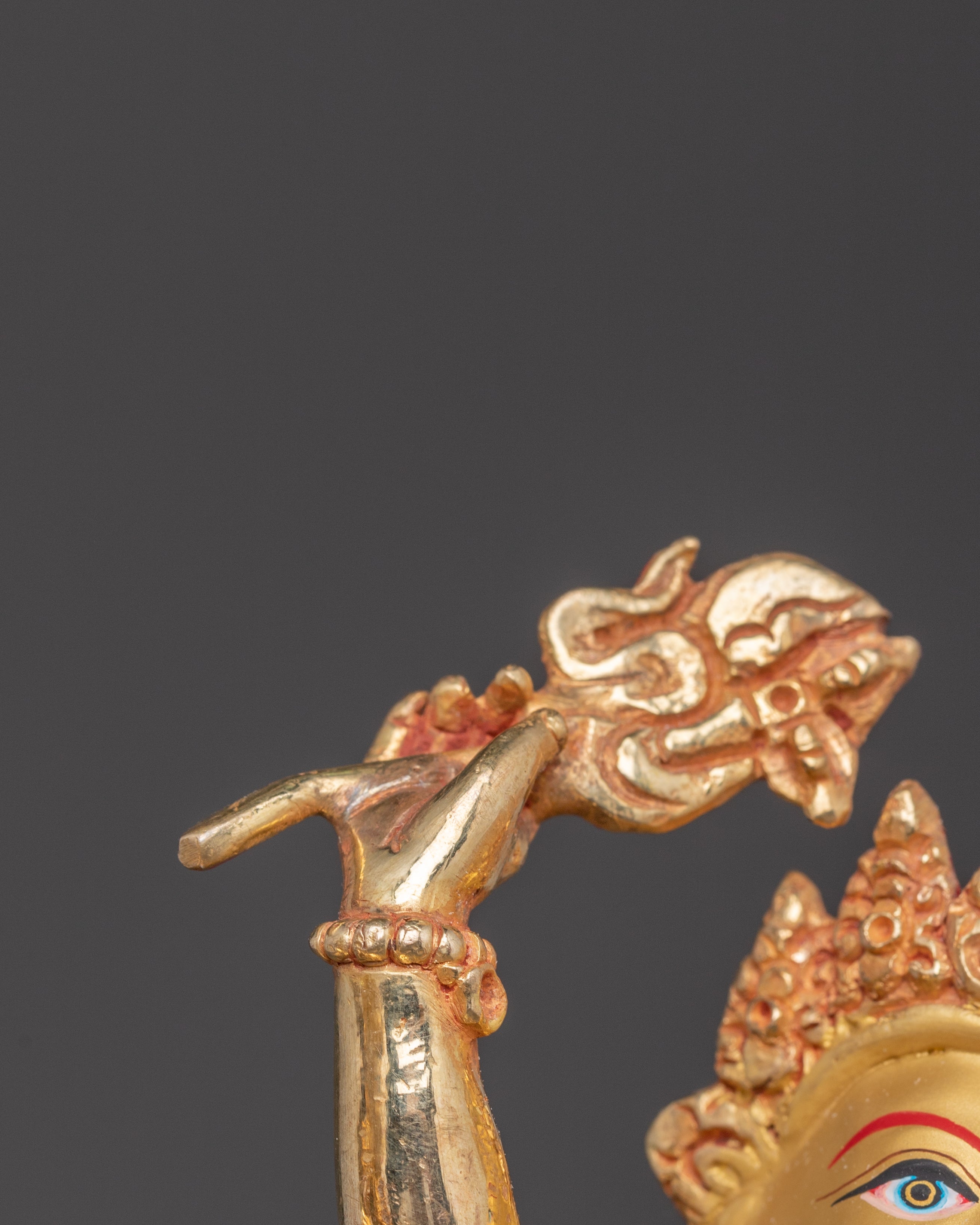 Handcrafted Bhairava And Shakti Statue Set | Tantric Protector Deities