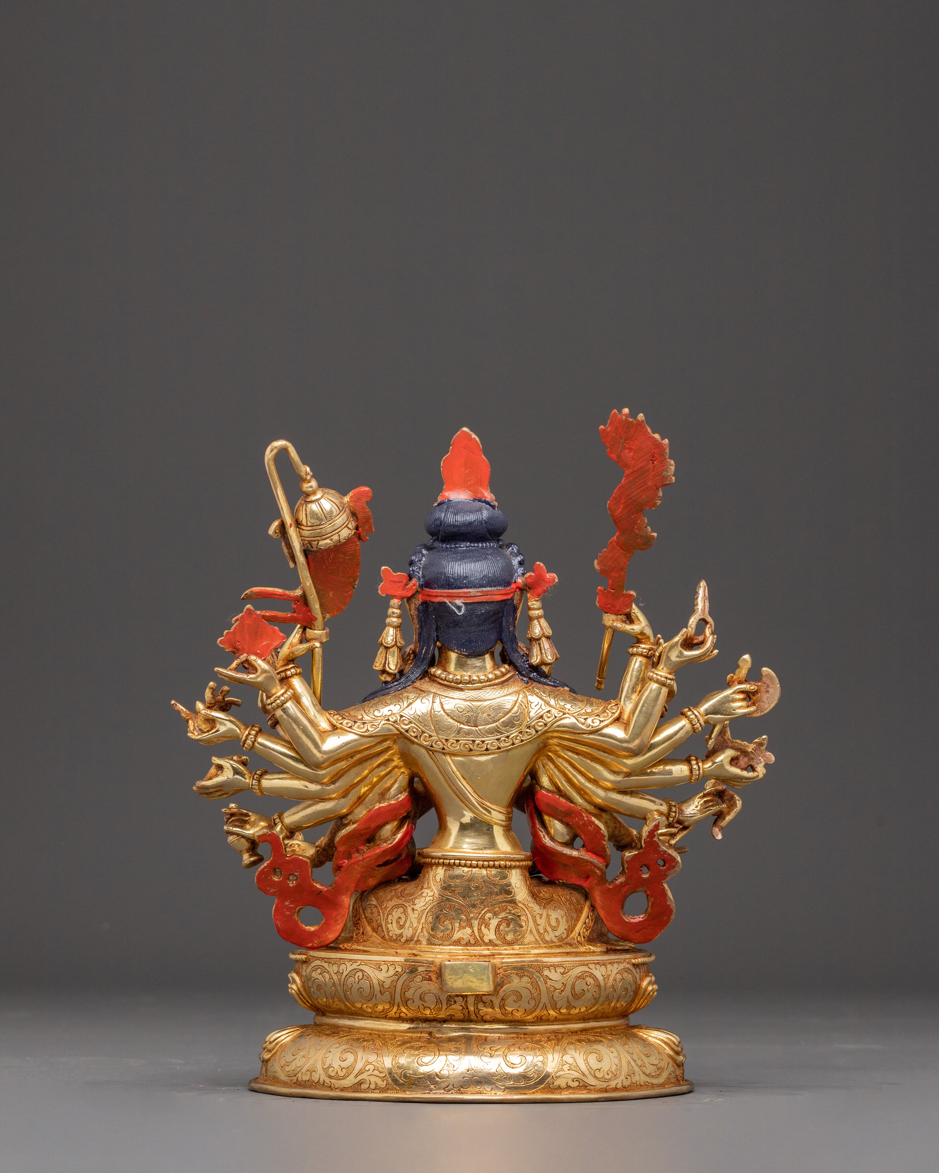 Golden Statue of Chundi | Buddhist Goddess of Compassion