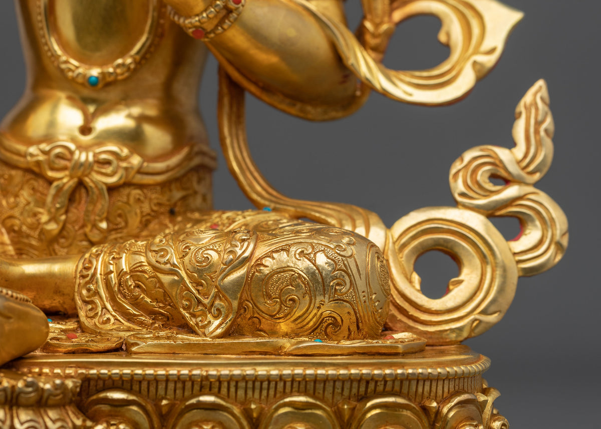 Green Tara Sculpture | Swift Guardian of the Buddhist Path